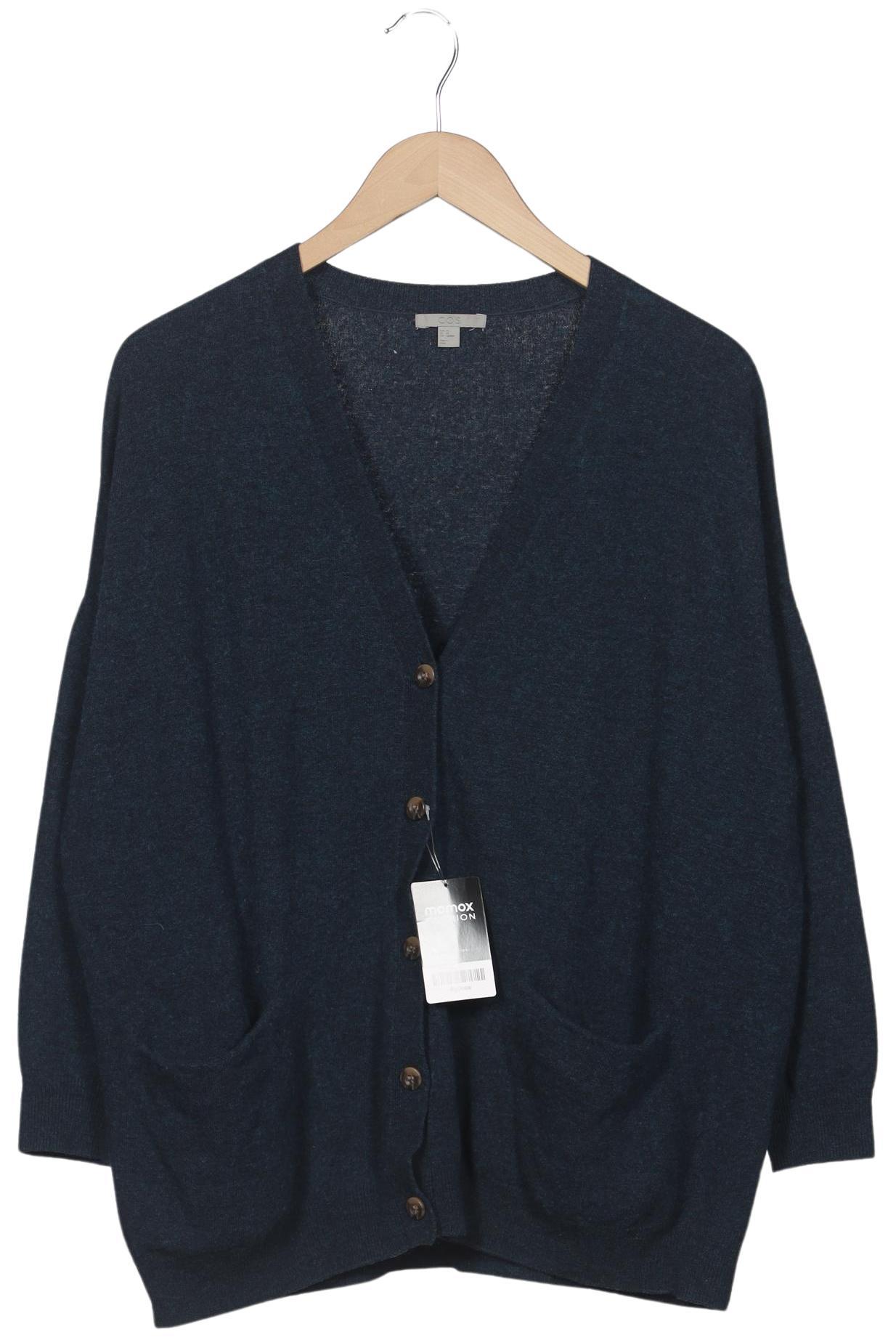 

COS Damen Strickjacke, marineblau, Gr. 34