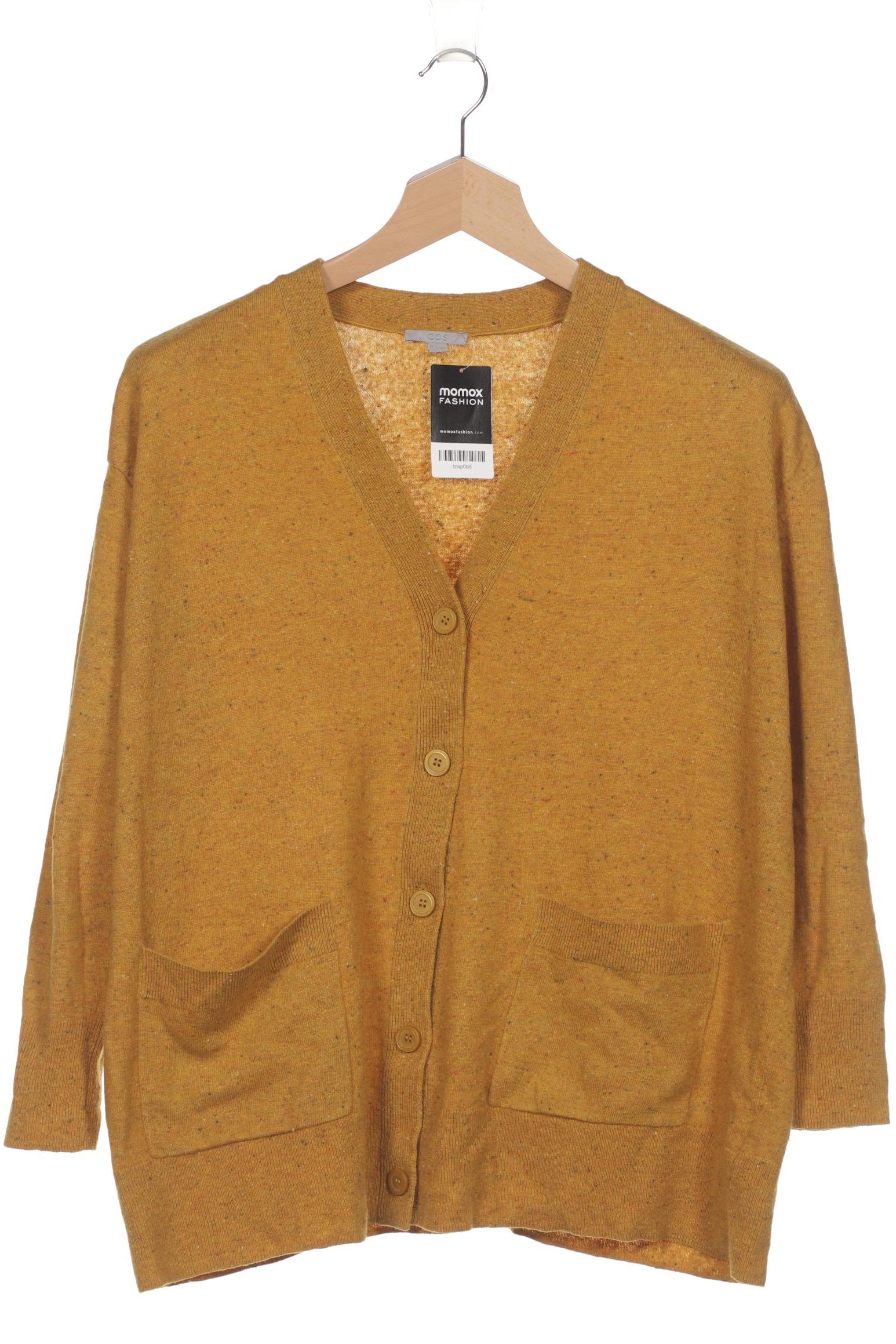 

COS Damen Strickjacke, gelb, Gr. 42