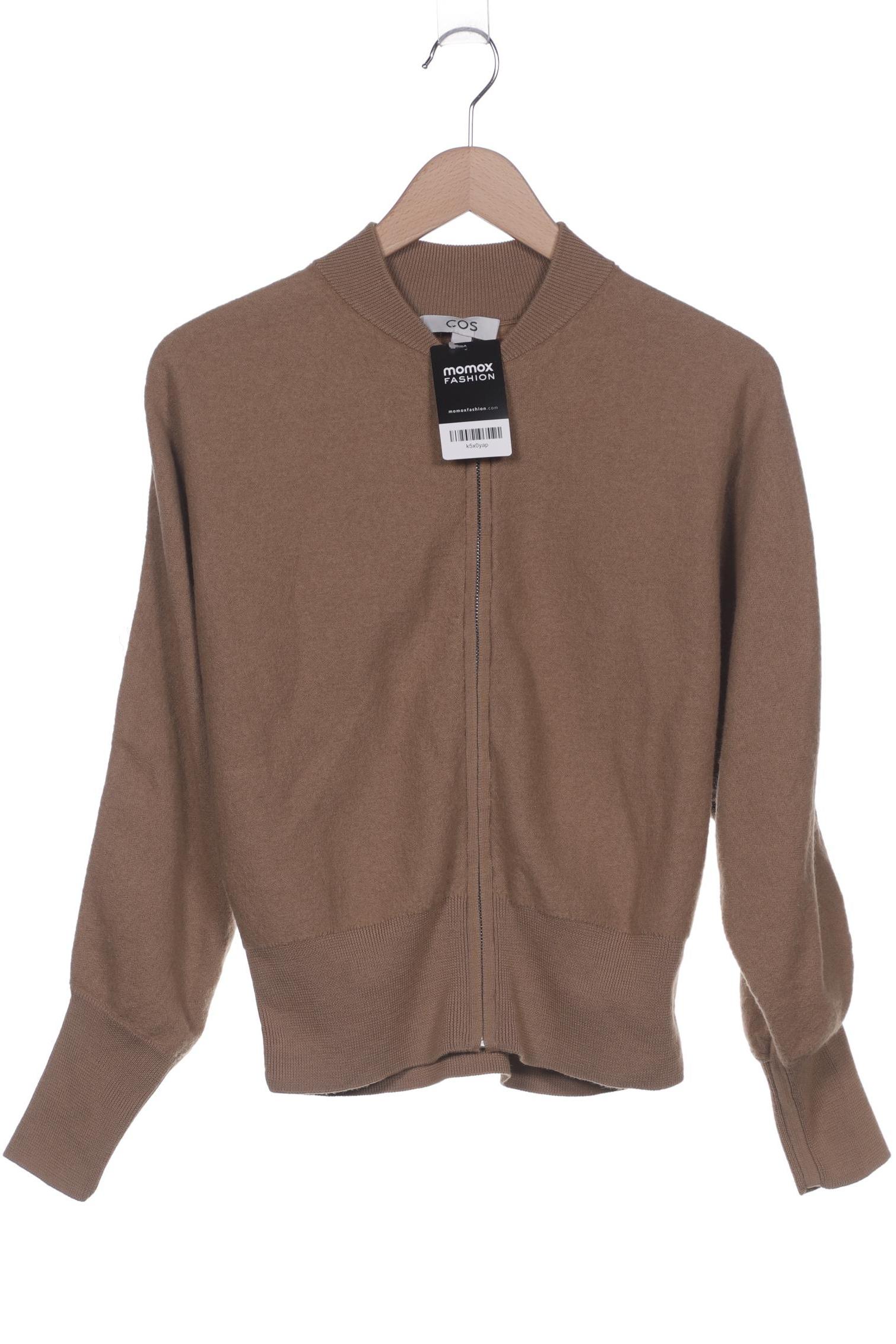 

COS Damen Strickjacke, beige, Gr. 36