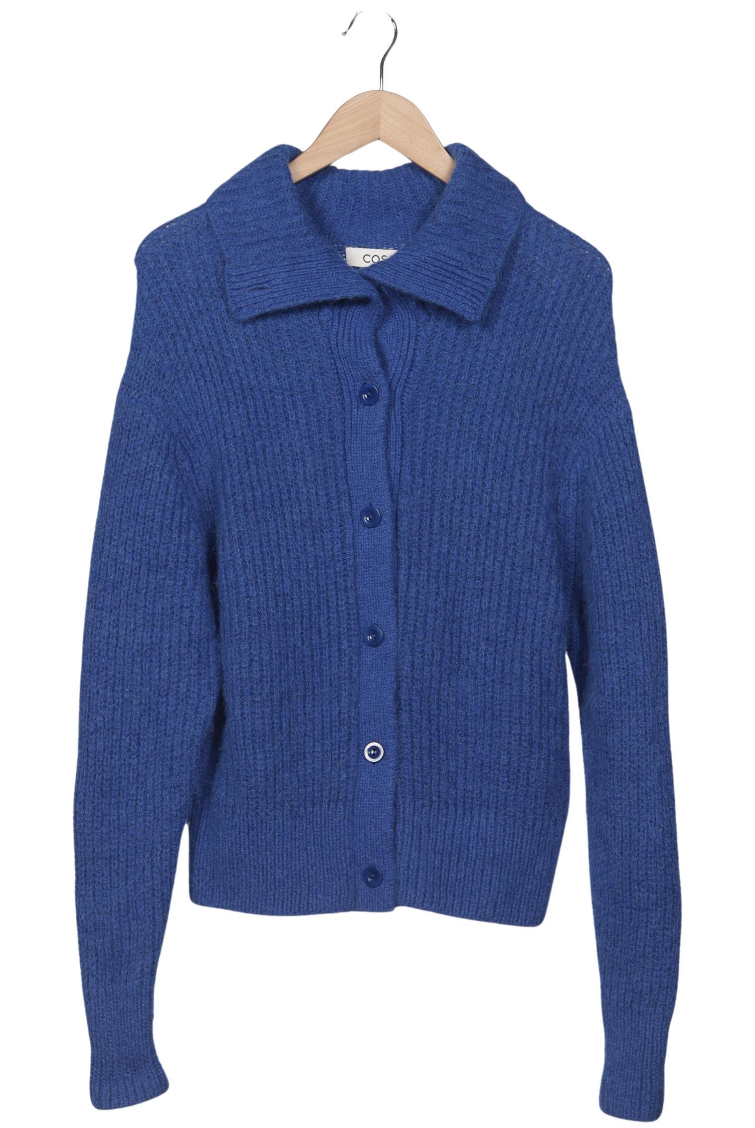 

COS Damen Strickjacke, blau, Gr. 42