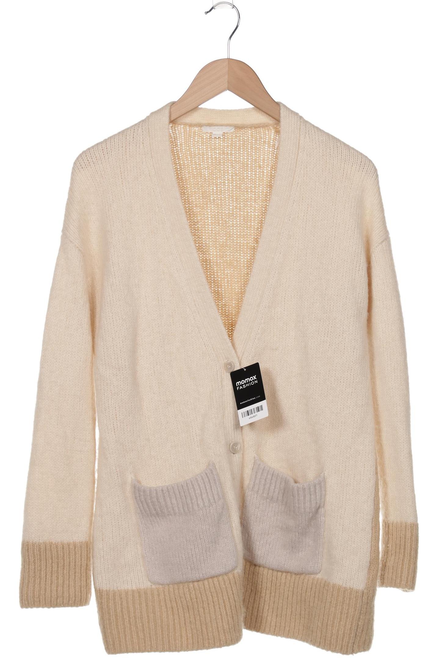 

COS Damen Strickjacke, beige, Gr. 36