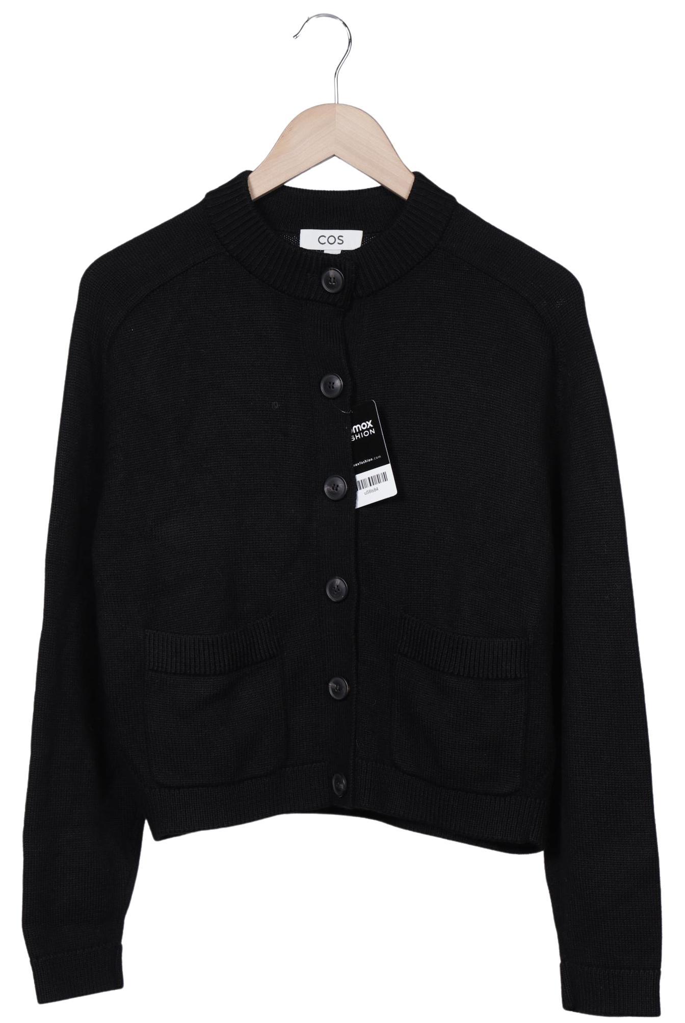 

COS Damen Strickjacke, schwarz, Gr. 36