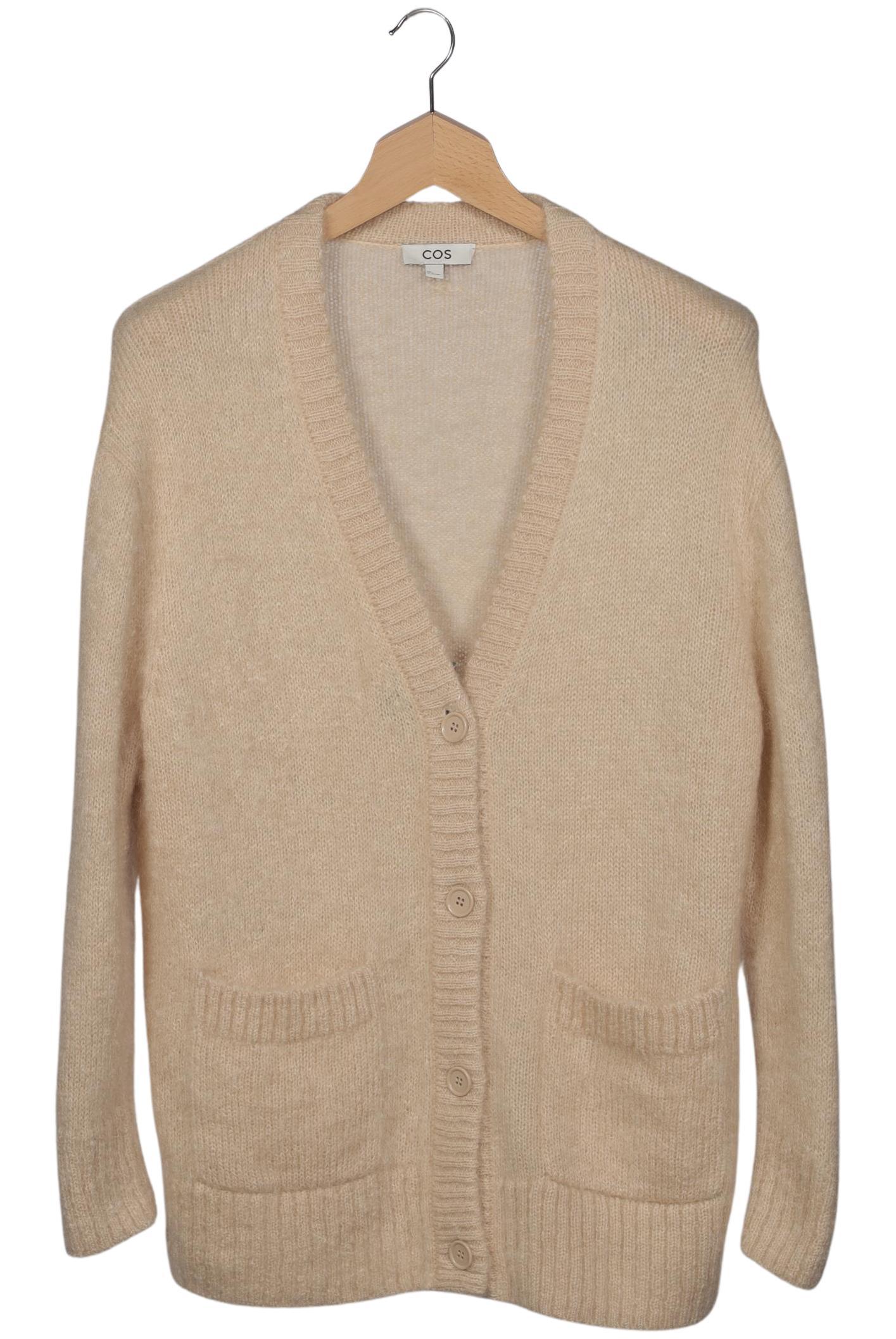 

COS Damen Strickjacke, beige, Gr. 42