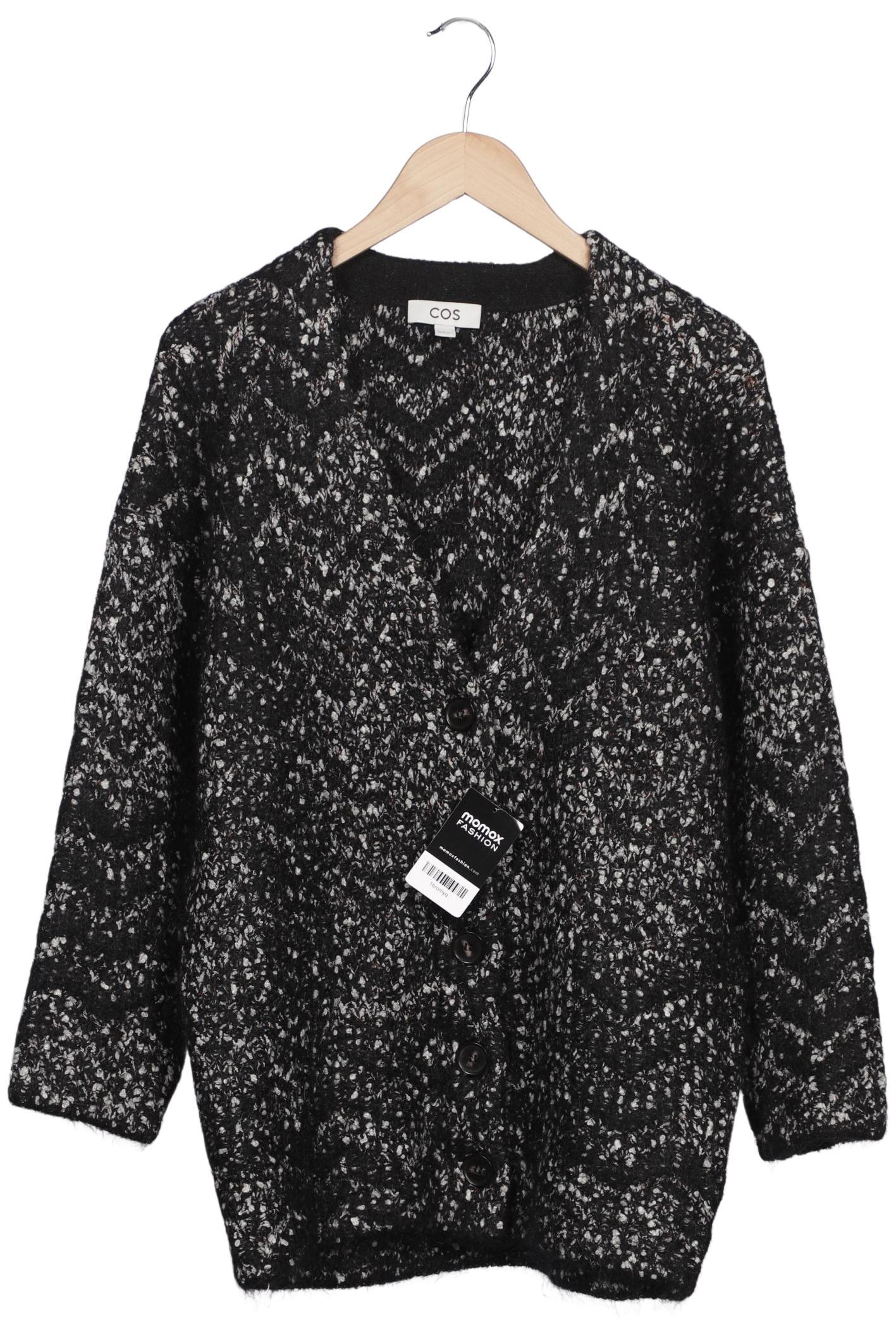 

COS Damen Strickjacke, schwarz, Gr. 36