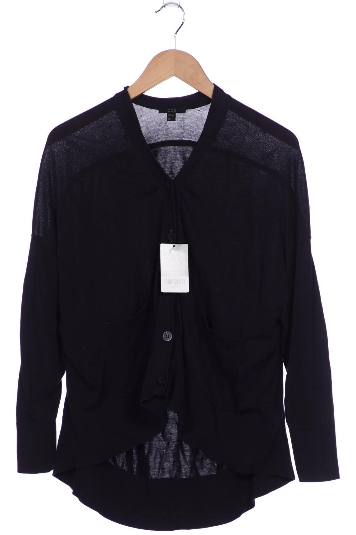 

COS Damen Strickjacke, marineblau, Gr. 34