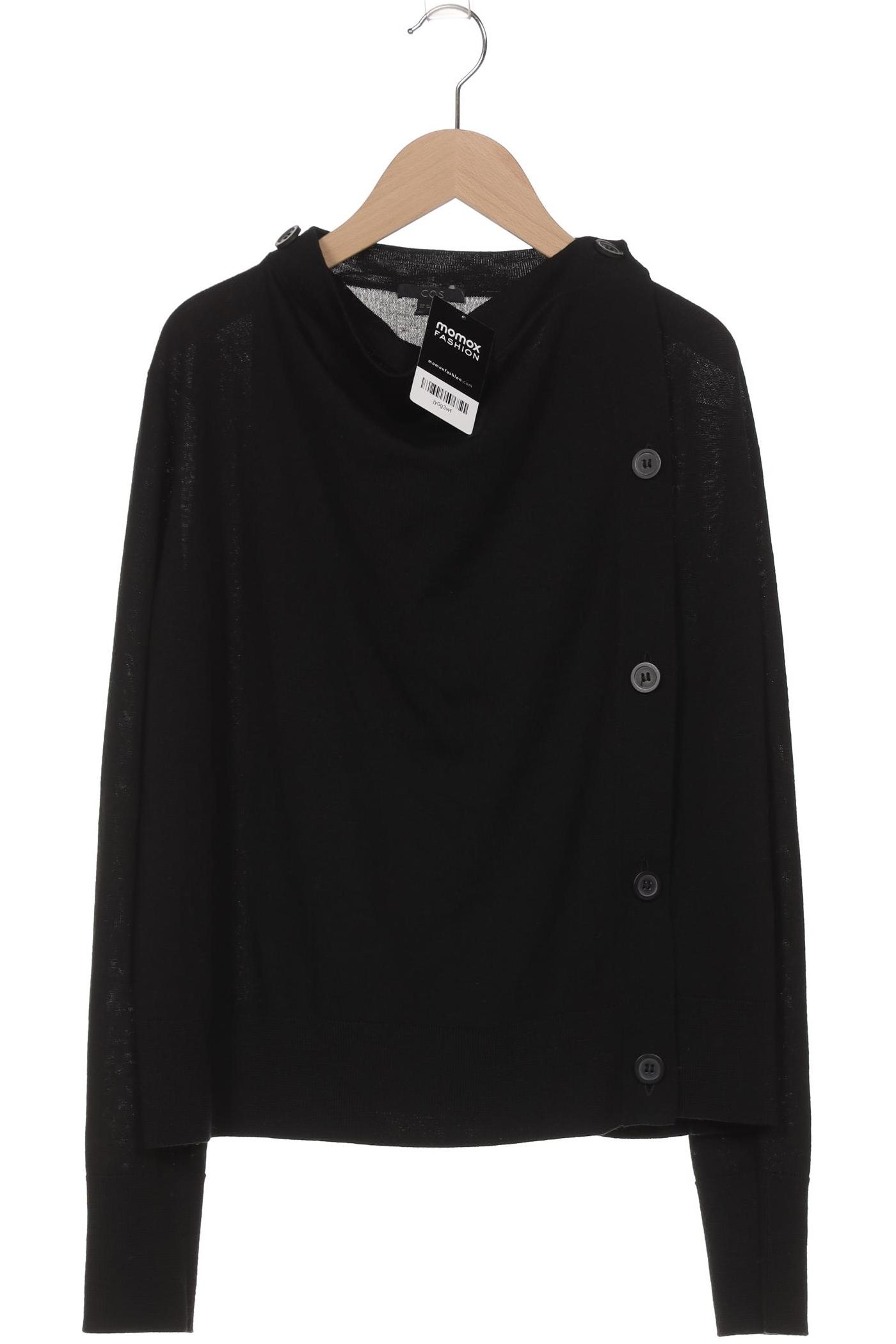 

COS Damen Strickjacke, schwarz, Gr. 34
