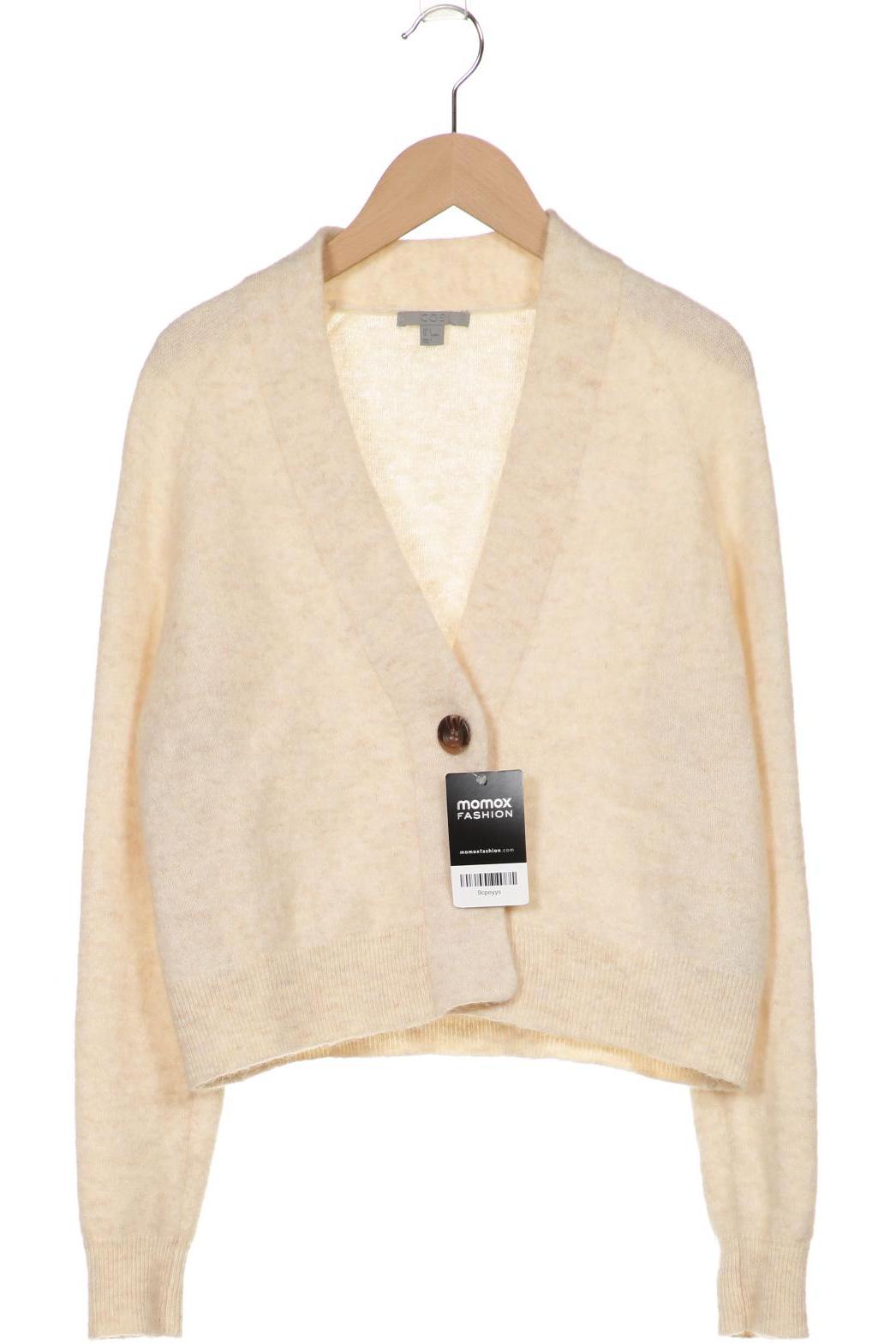 

COS Damen Strickjacke, beige, Gr. 36