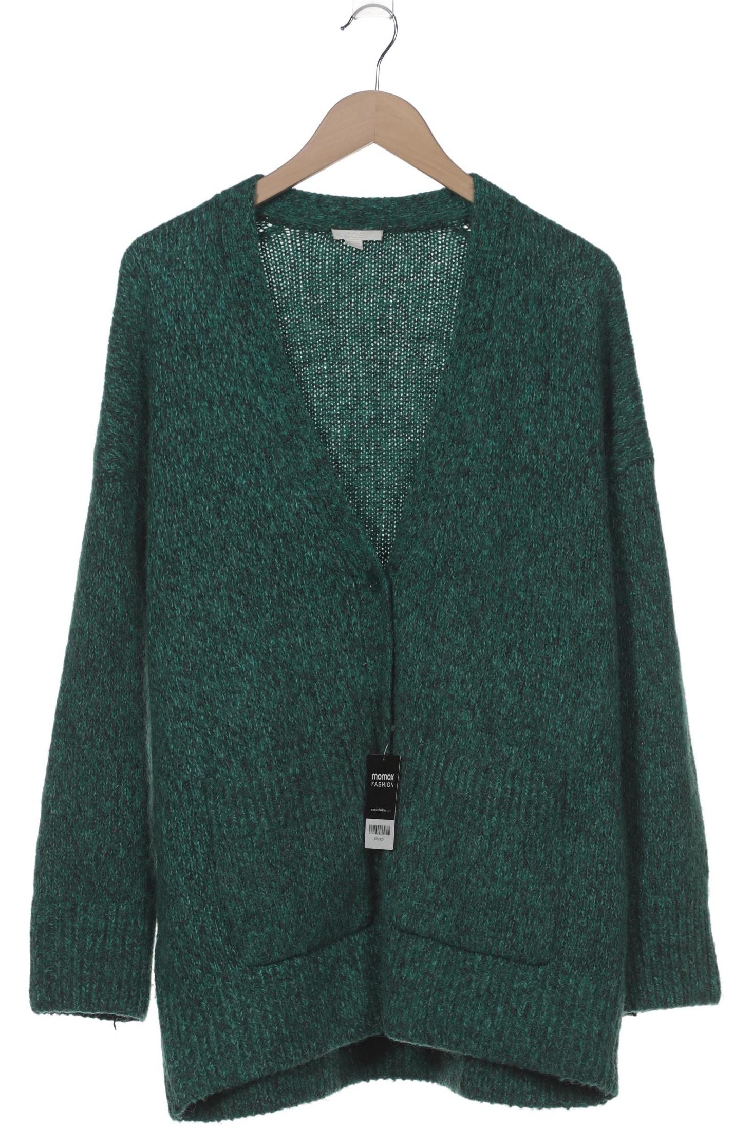 

COS Damen Strickjacke, grün, Gr. 38