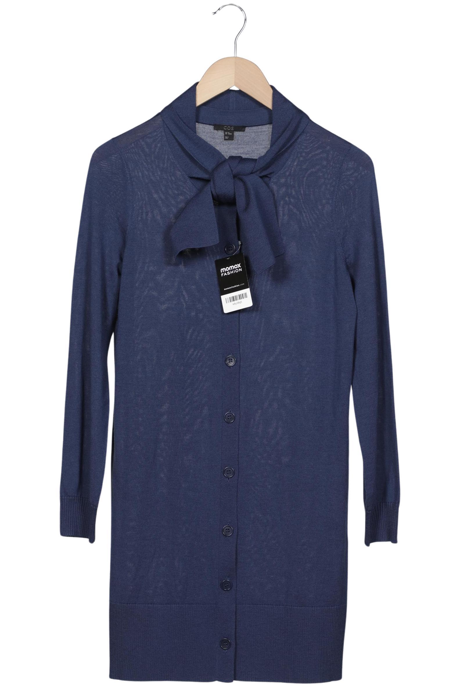 

COS Damen Strickjacke, marineblau, Gr. 34