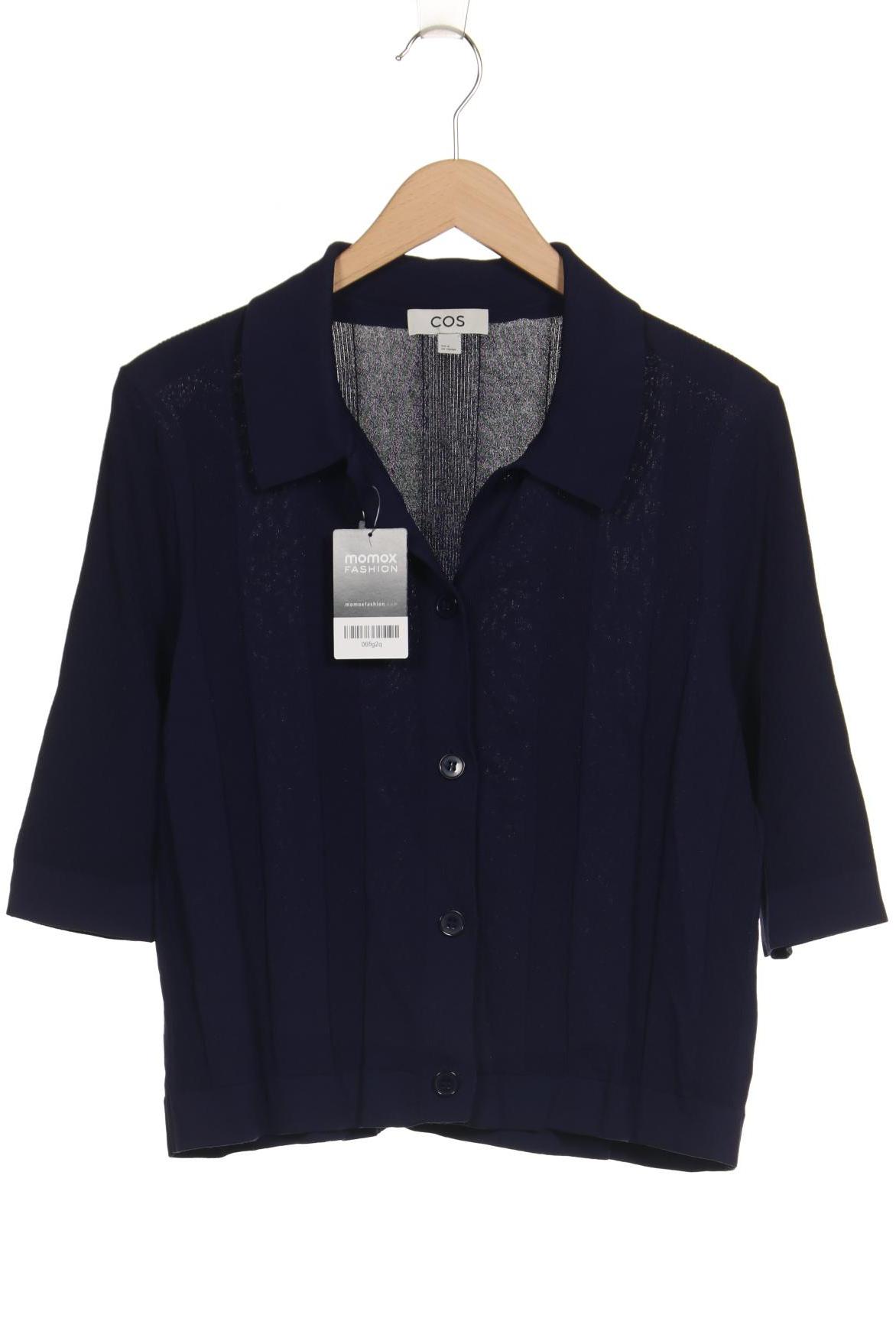 

COS Damen Strickjacke, marineblau, Gr. 38