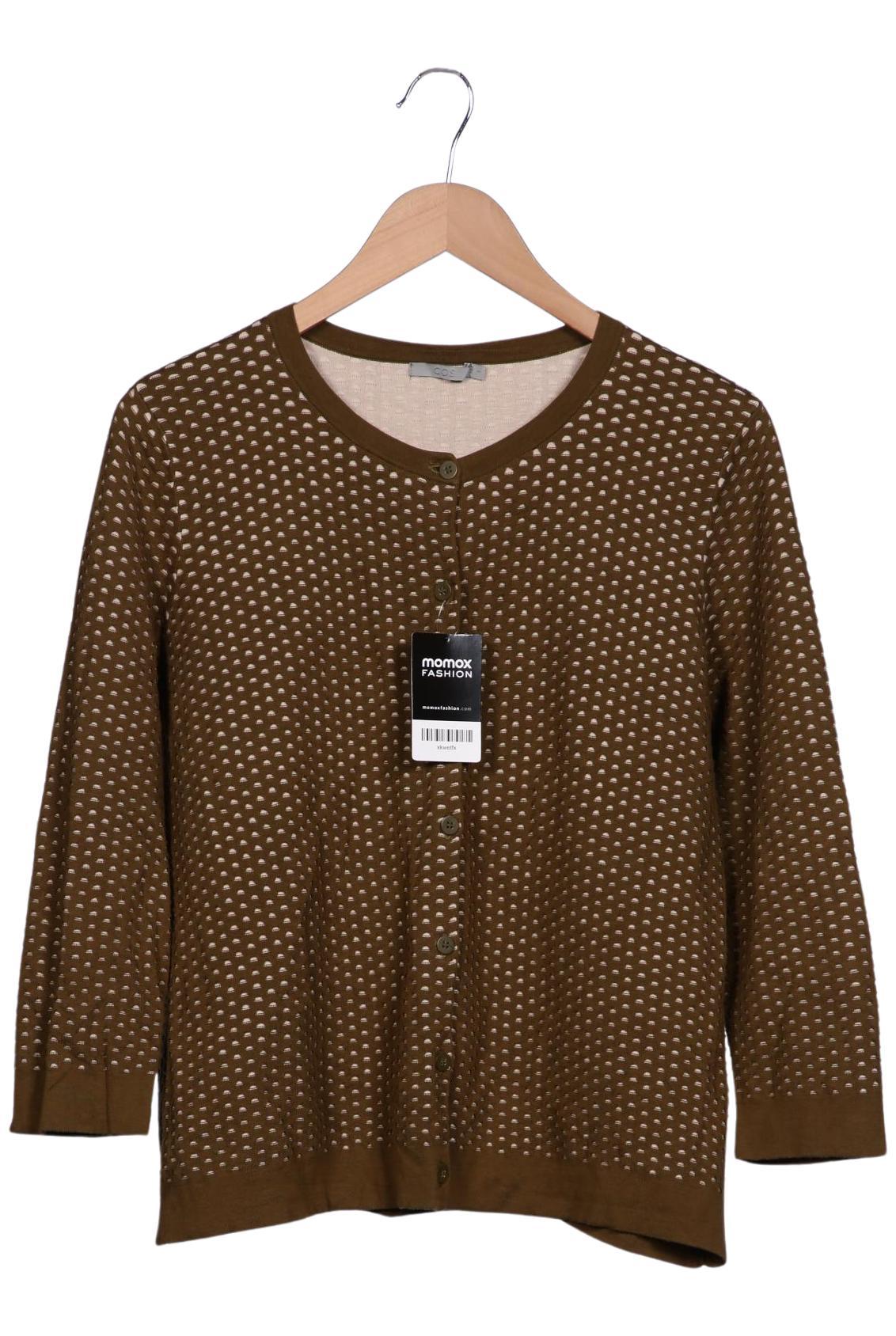 

COS Damen Strickjacke, grün, Gr. 42