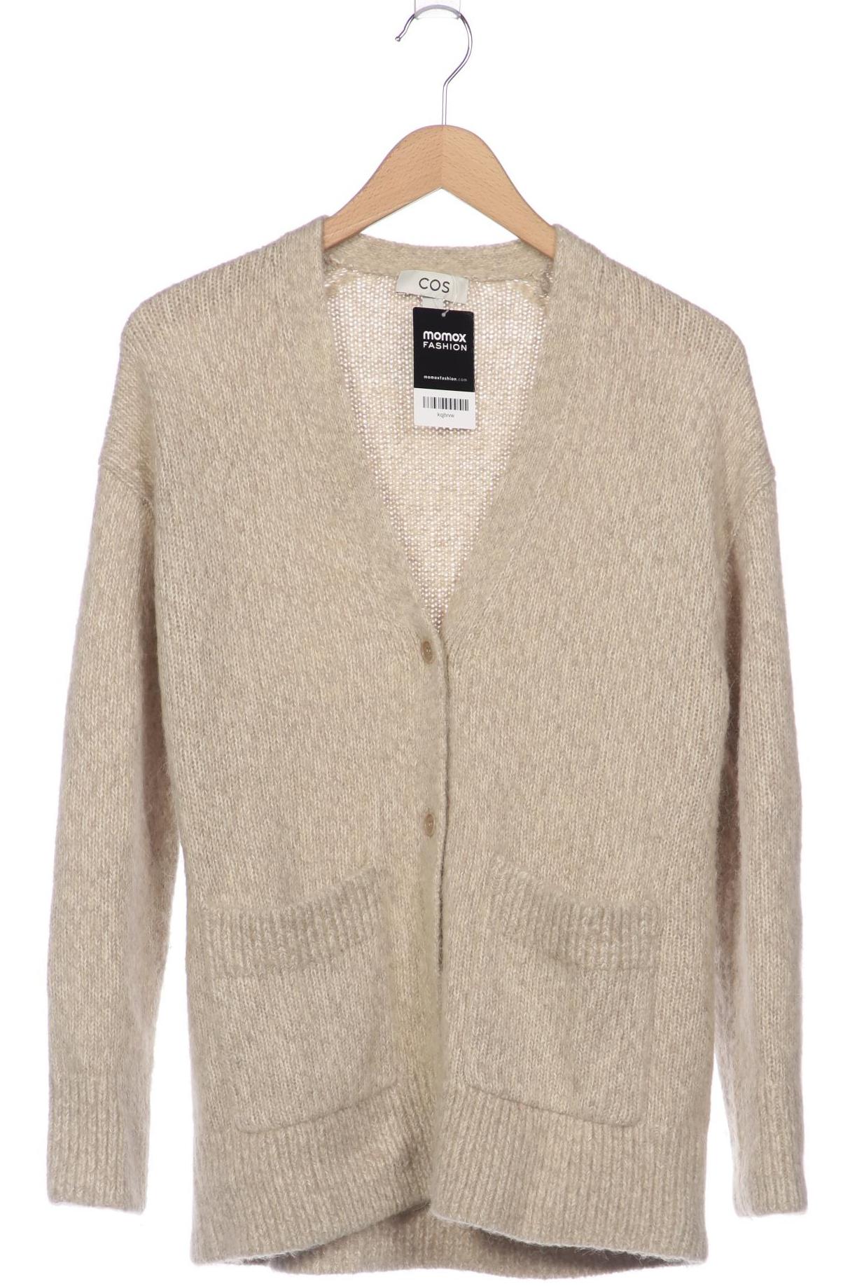 

COS Damen Strickjacke, beige, Gr. 34