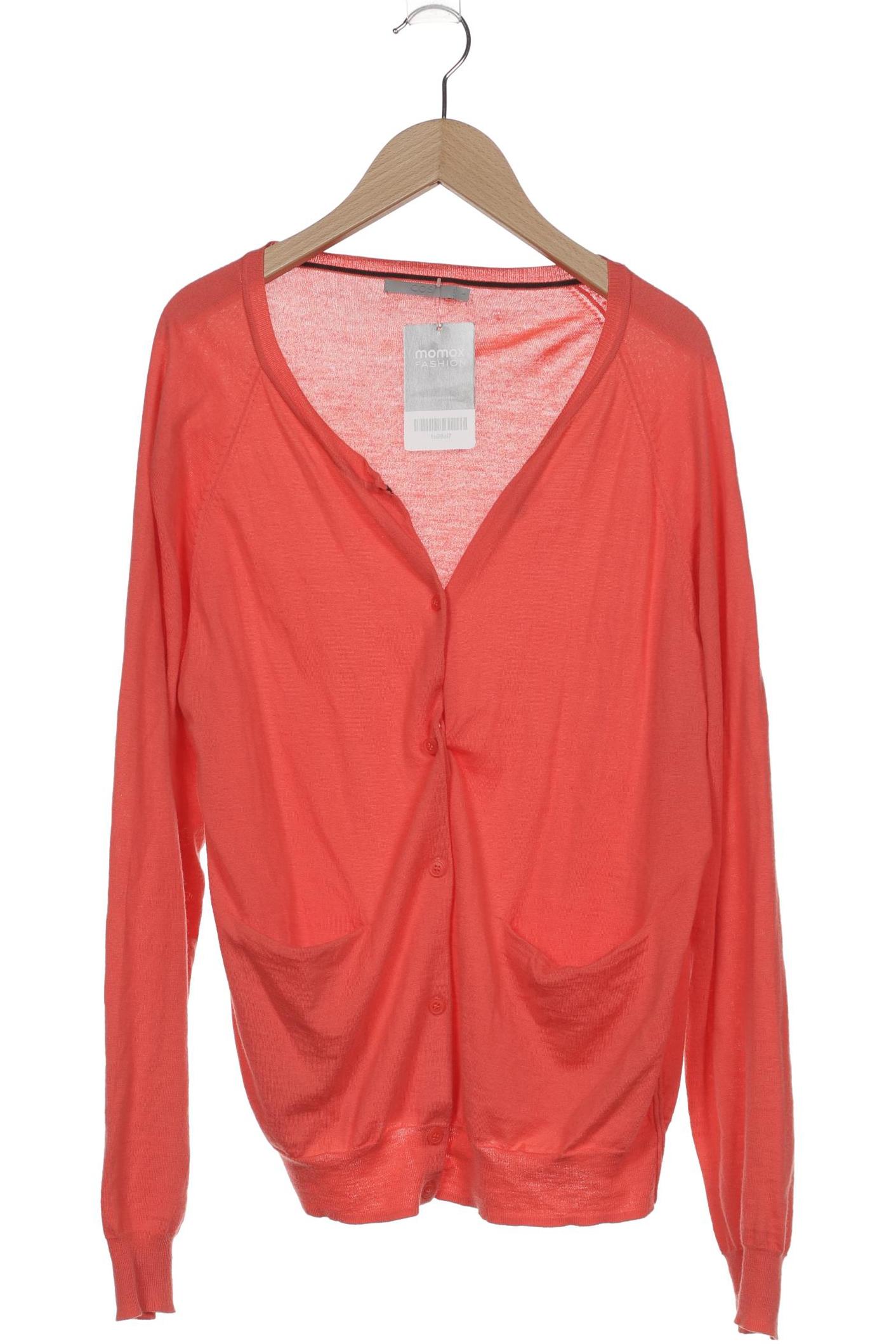 

COS Damen Strickjacke, orange, Gr. 42