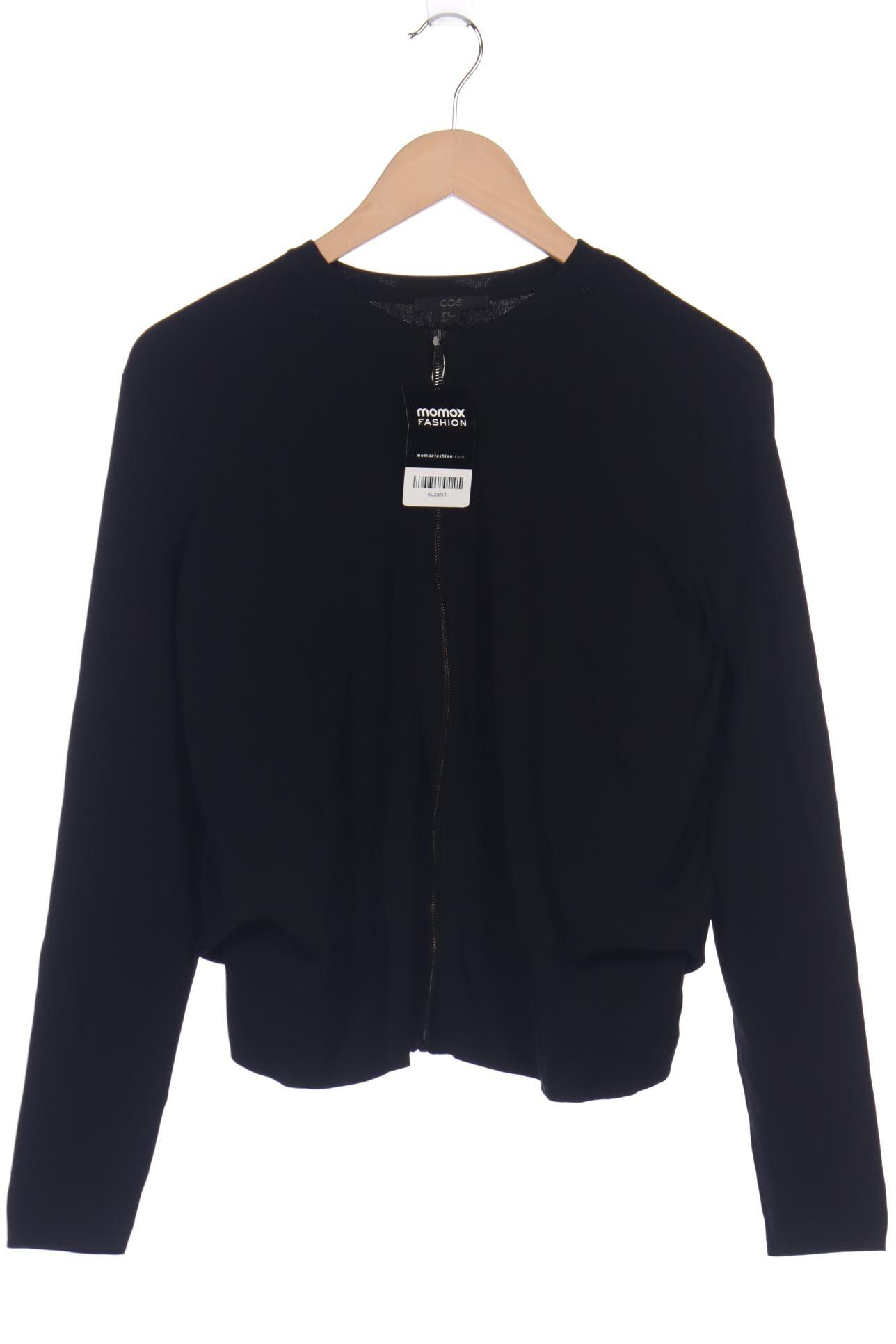 

COS Damen Strickjacke, schwarz, Gr. 38