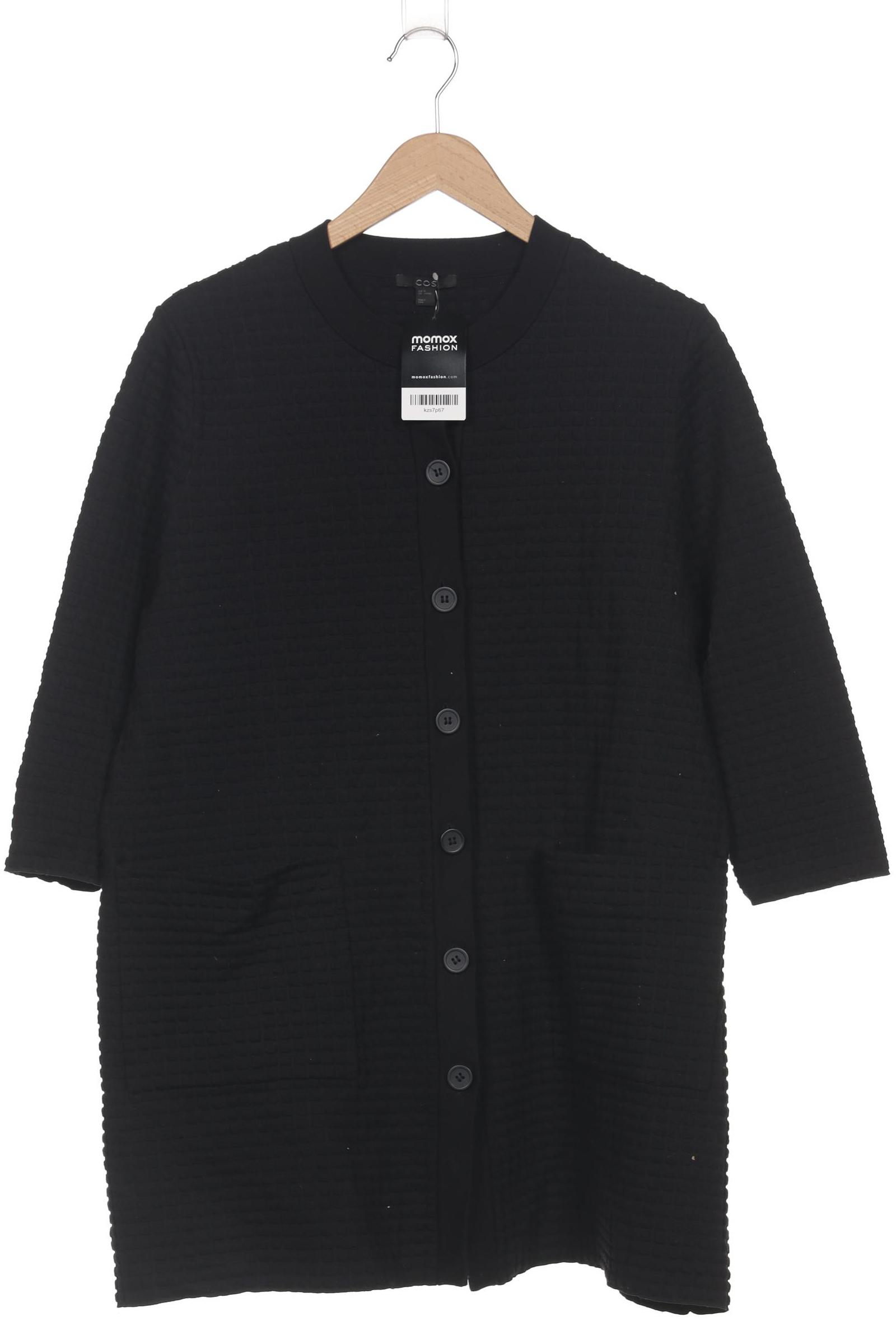 

COS Damen Strickjacke, schwarz, Gr. 38