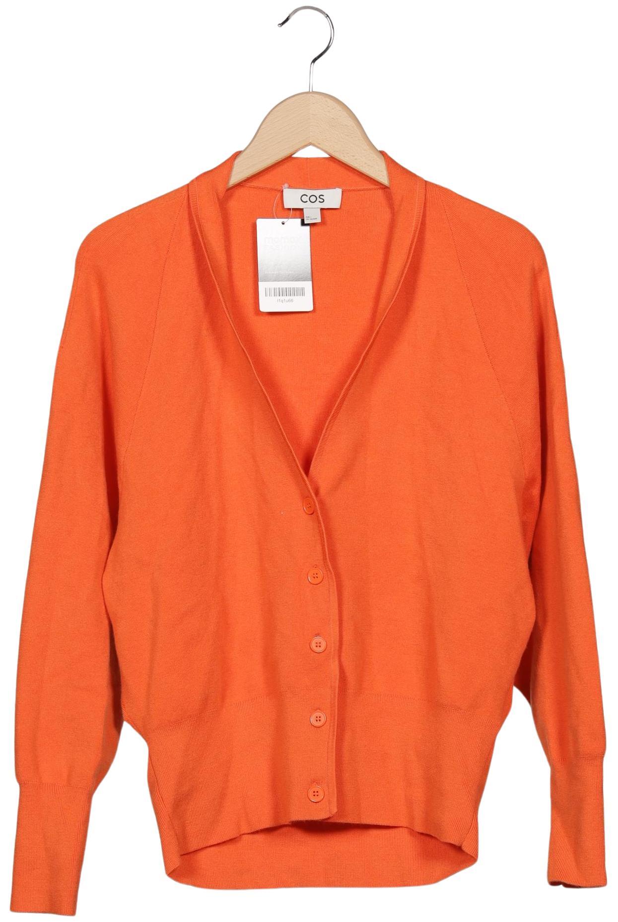

COS Damen Strickjacke, orange, Gr. 42