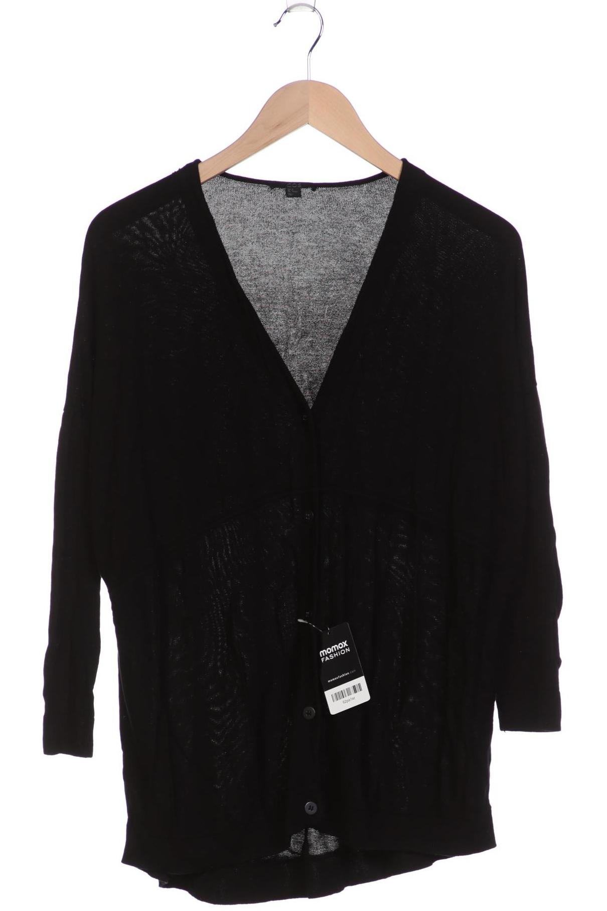 

COS Damen Strickjacke, schwarz, Gr. 38