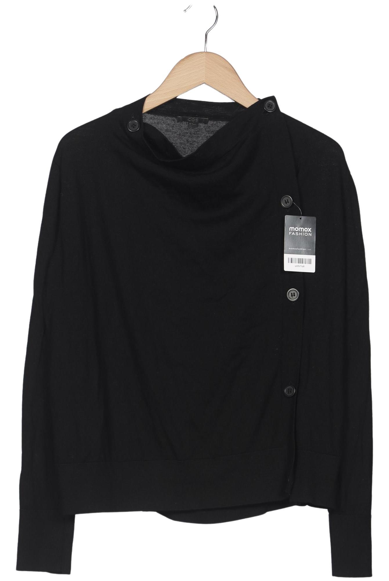 

COS Damen Strickjacke, schwarz, Gr. 38