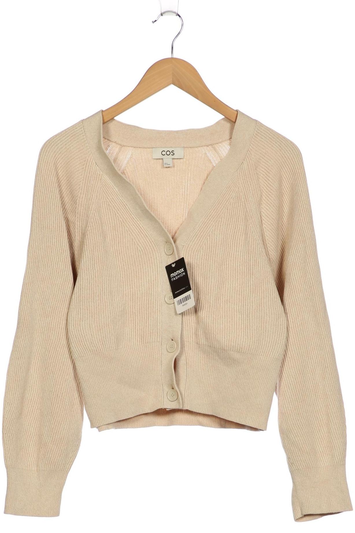 

COS Damen Strickjacke, beige, Gr. 38
