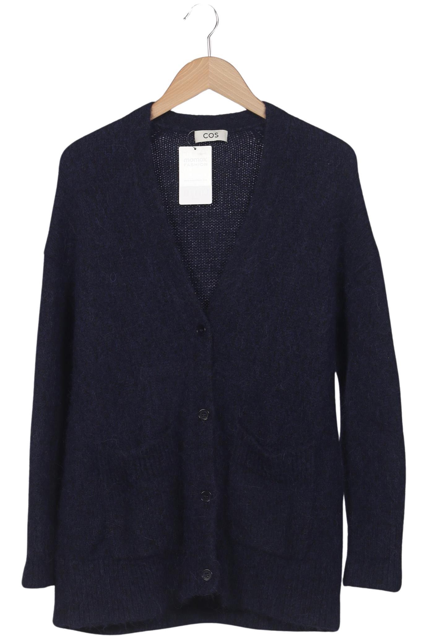 

COS Damen Strickjacke, marineblau, Gr. 42
