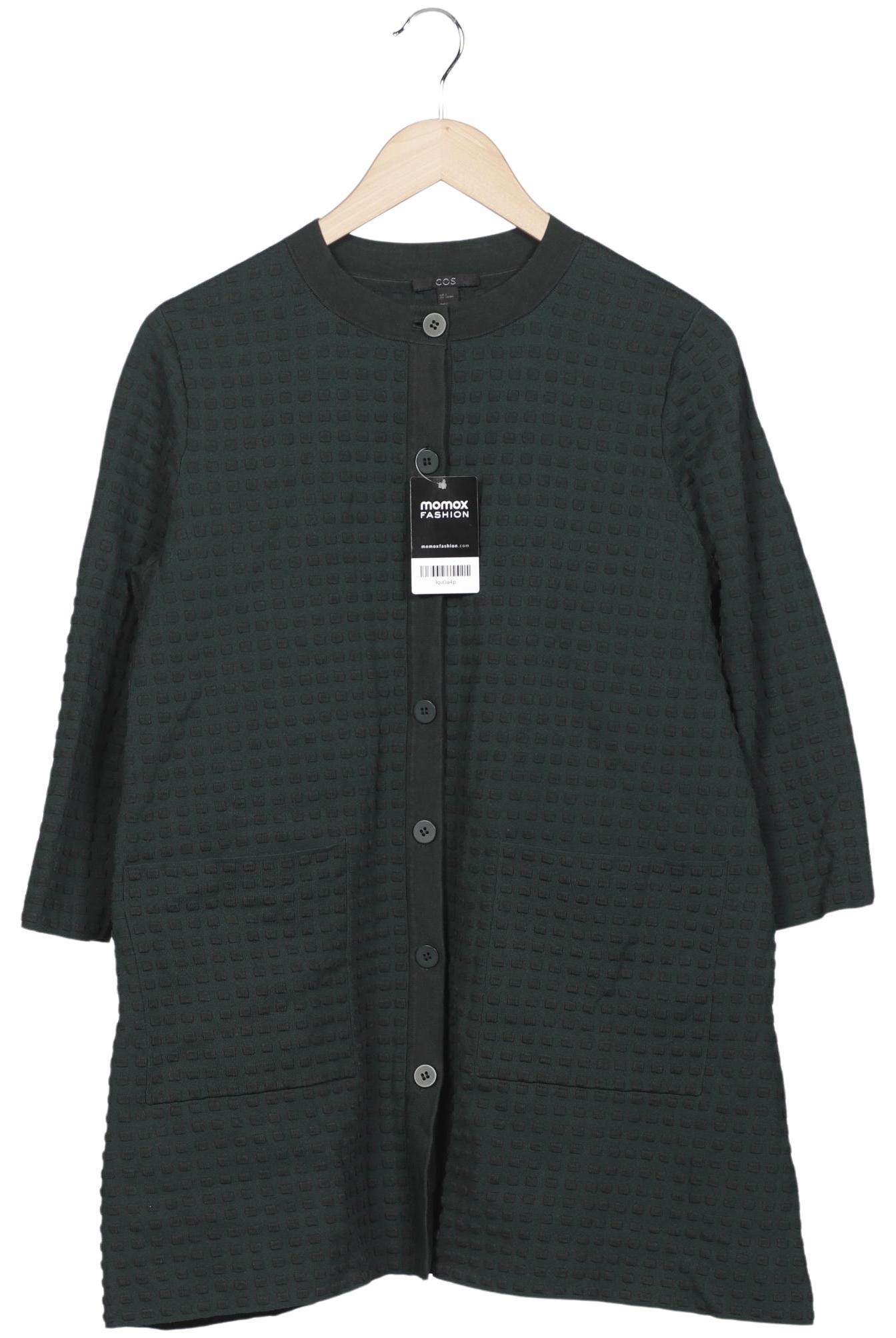 

COS Damen Strickjacke, grün, Gr. 36