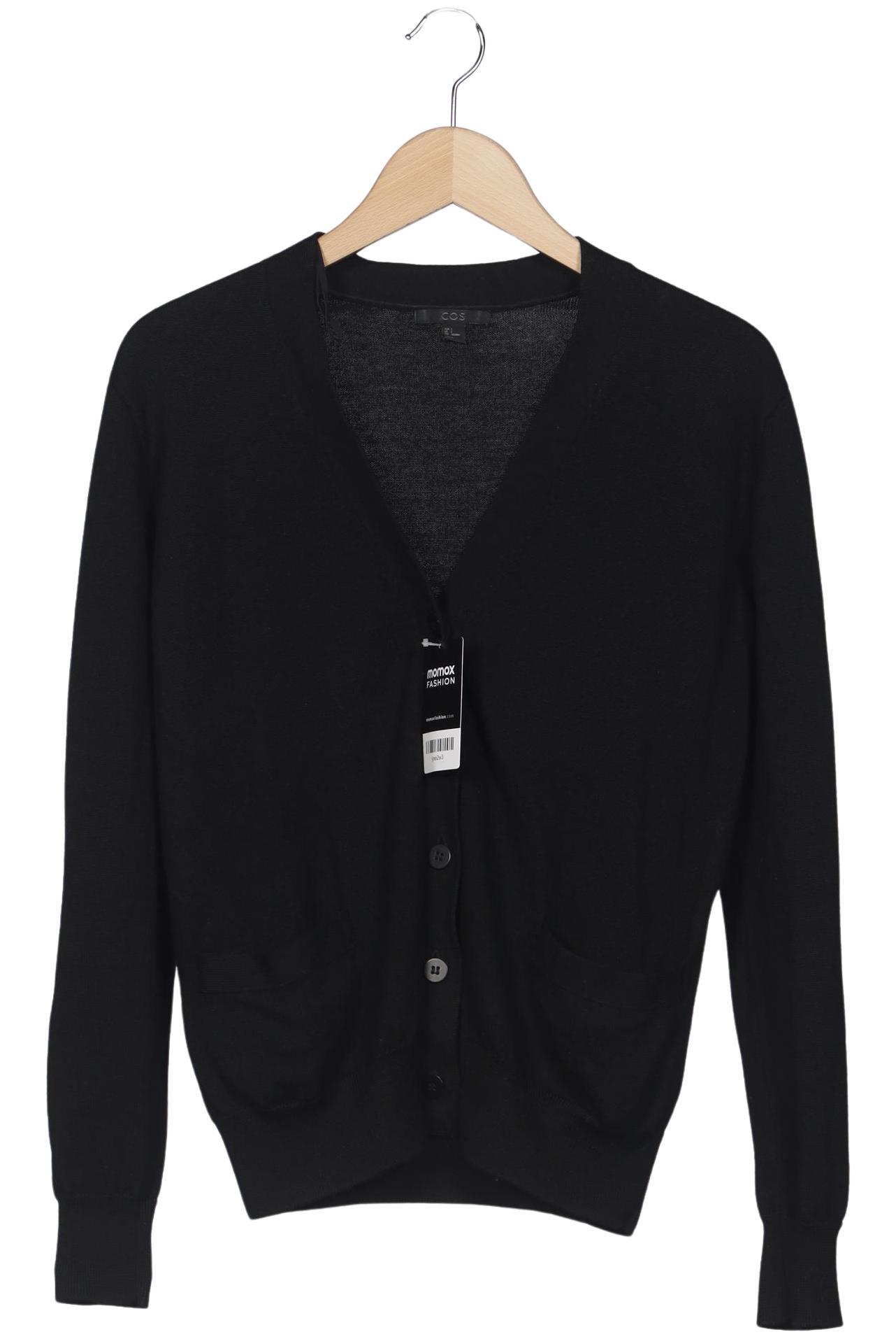 

COS Damen Strickjacke, schwarz, Gr. 36