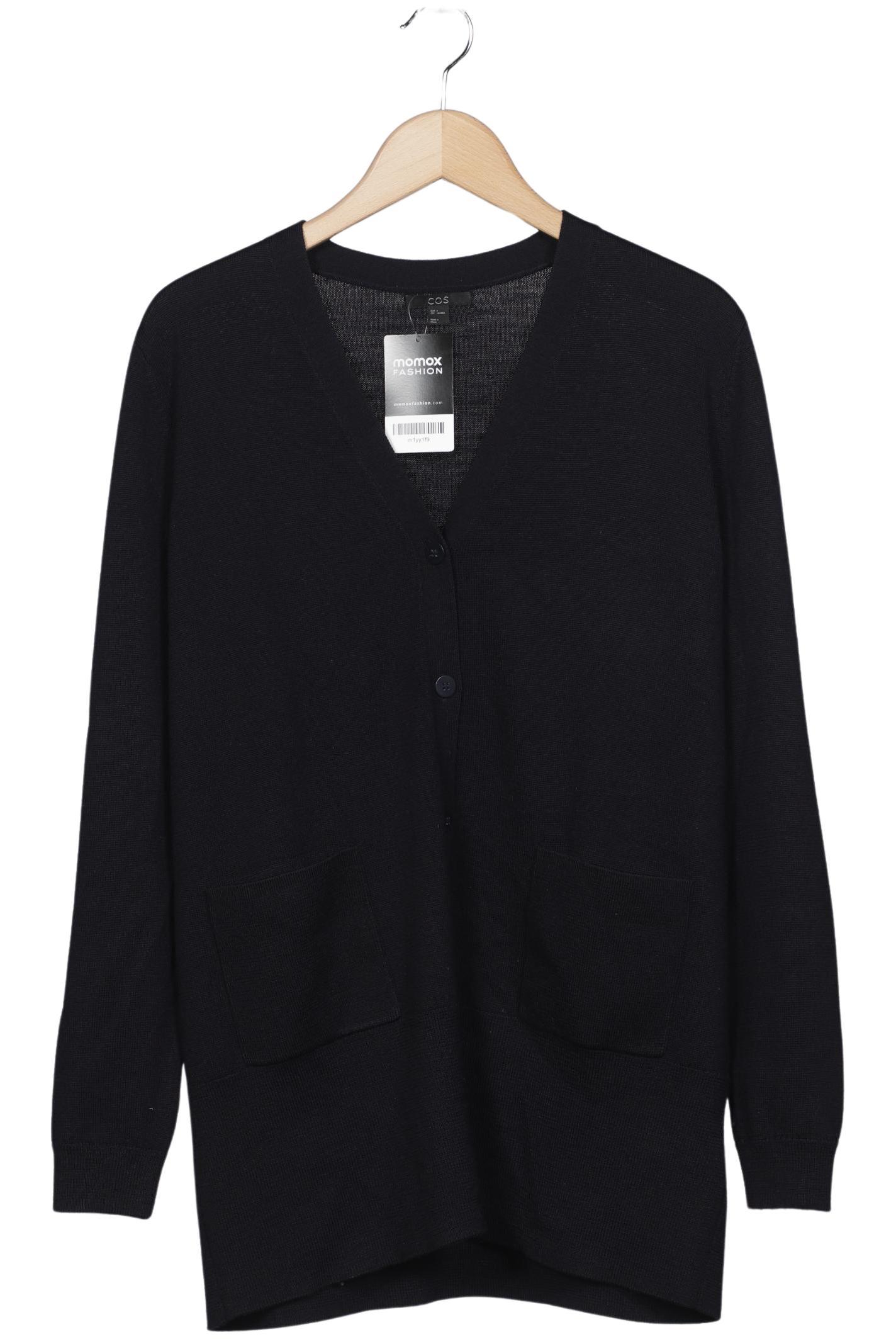 

COS Damen Strickjacke, marineblau, Gr. 36