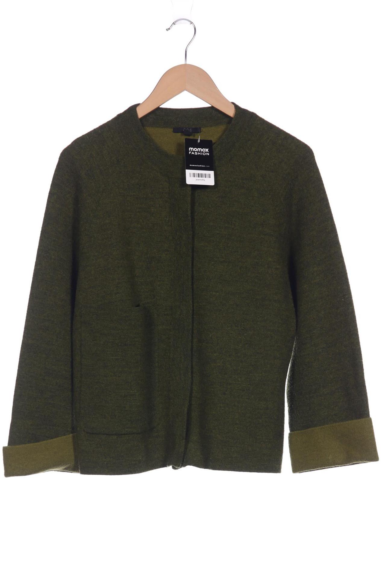

COS Damen Strickjacke, grün, Gr. 38