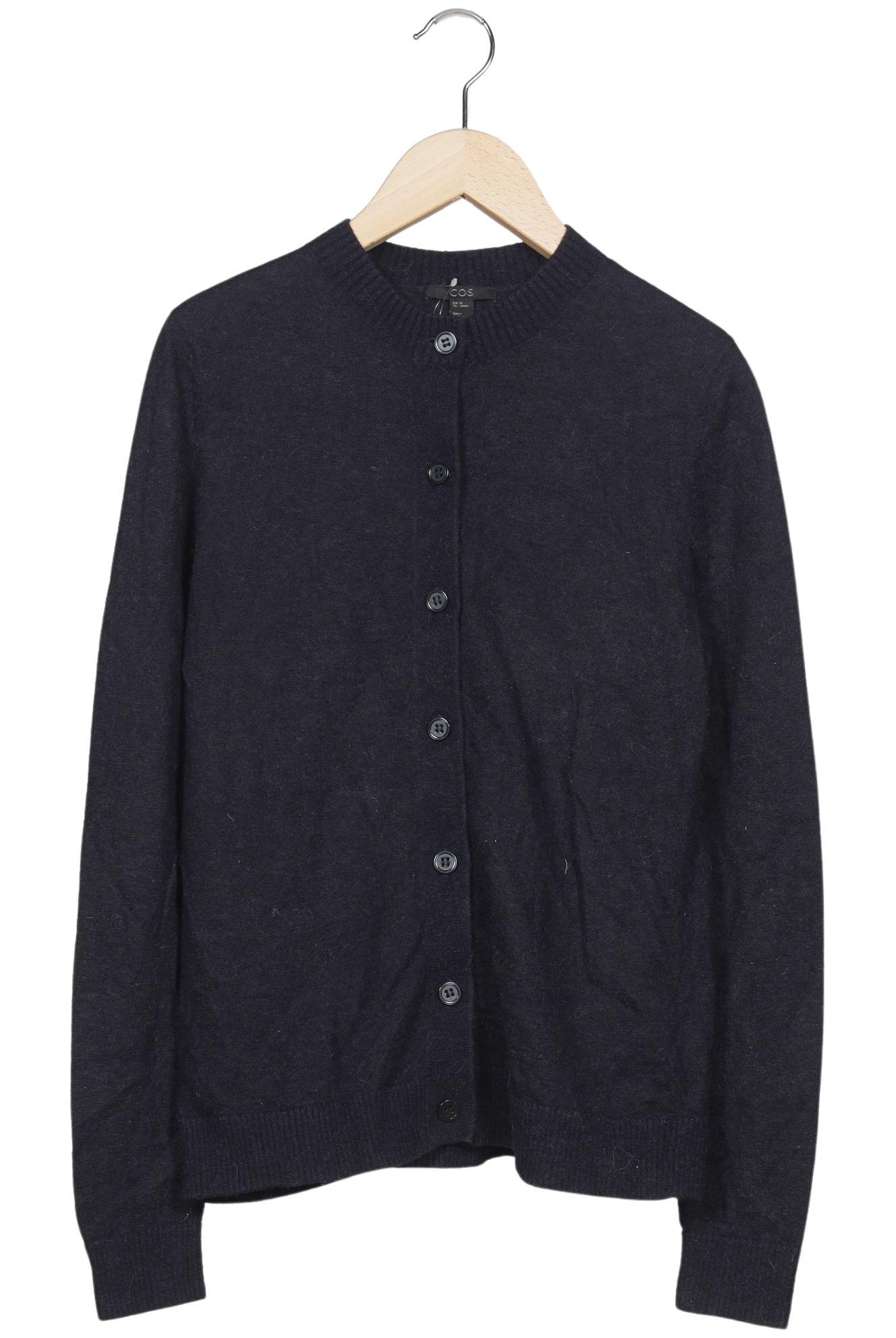 

COS Damen Strickjacke, marineblau, Gr. 34