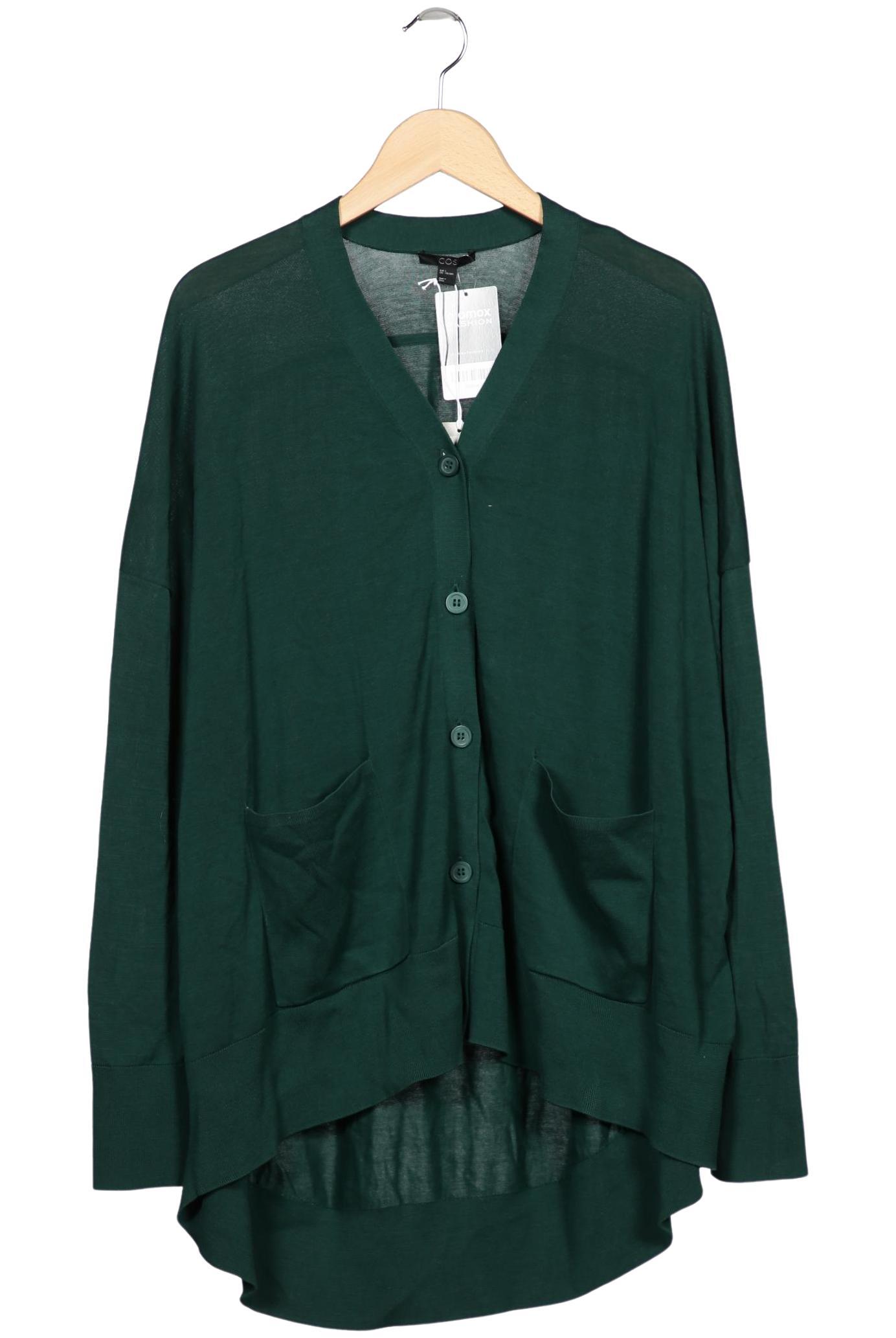

COS Damen Strickjacke, grün, Gr. 42