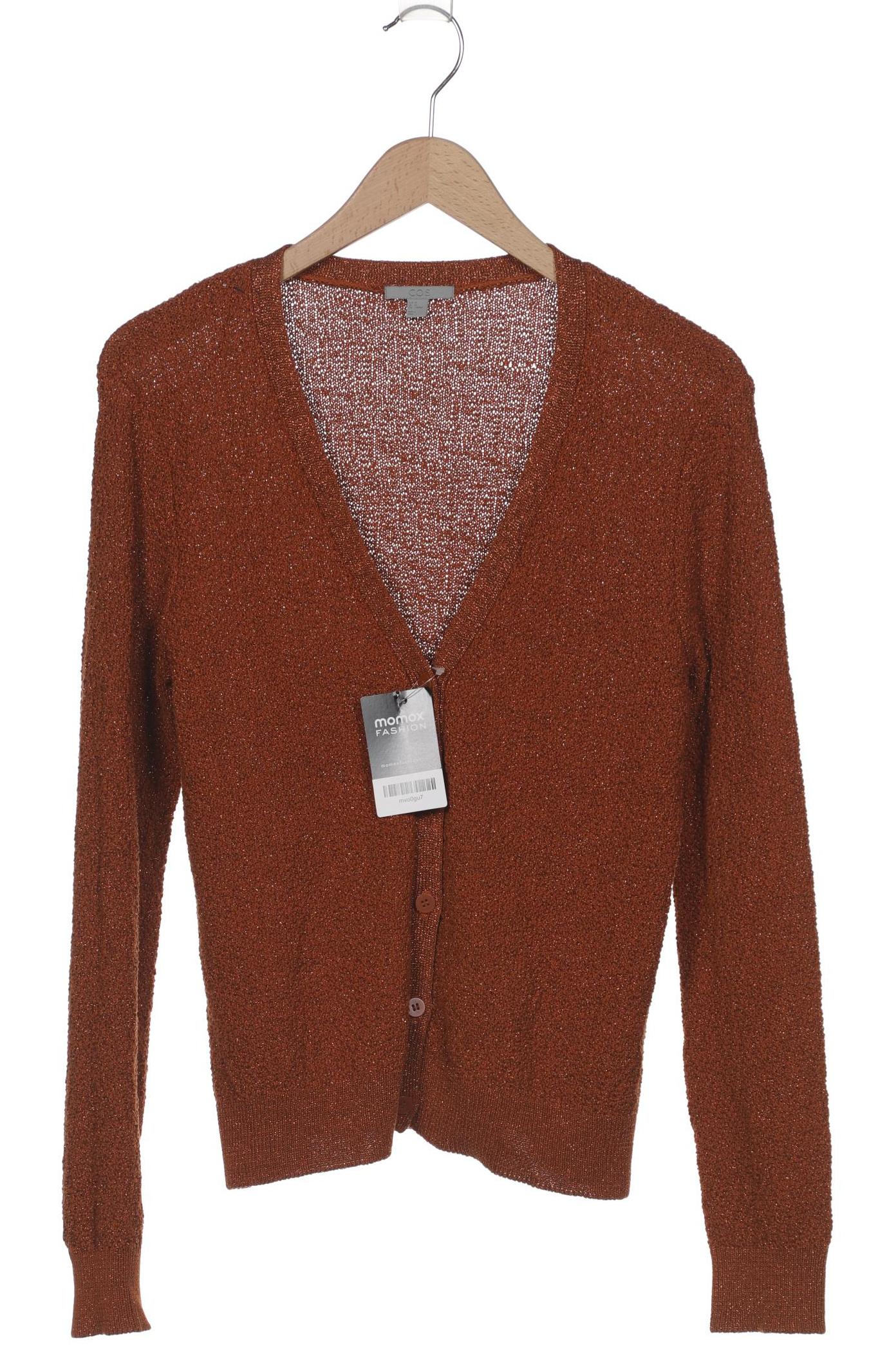

COS Damen Strickjacke, orange, Gr. 38