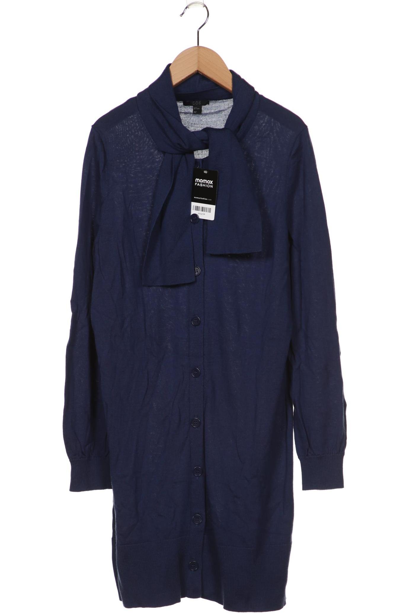 

COS Damen Strickjacke, marineblau, Gr. 38