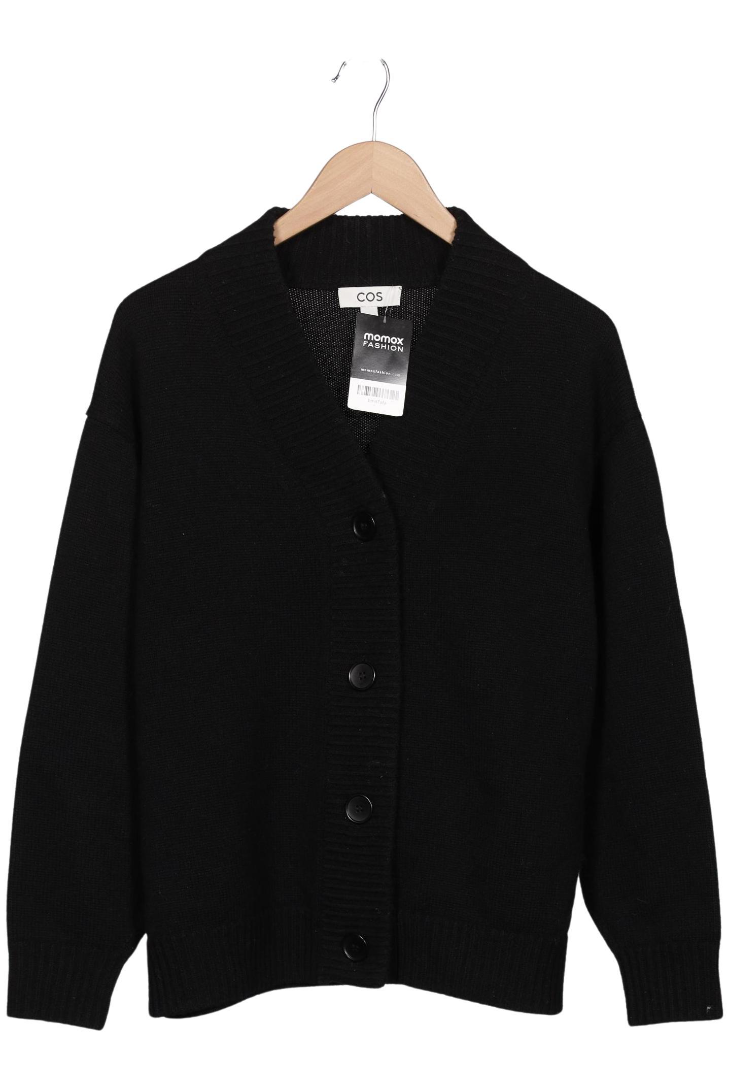 

COS Damen Strickjacke, schwarz, Gr. 34
