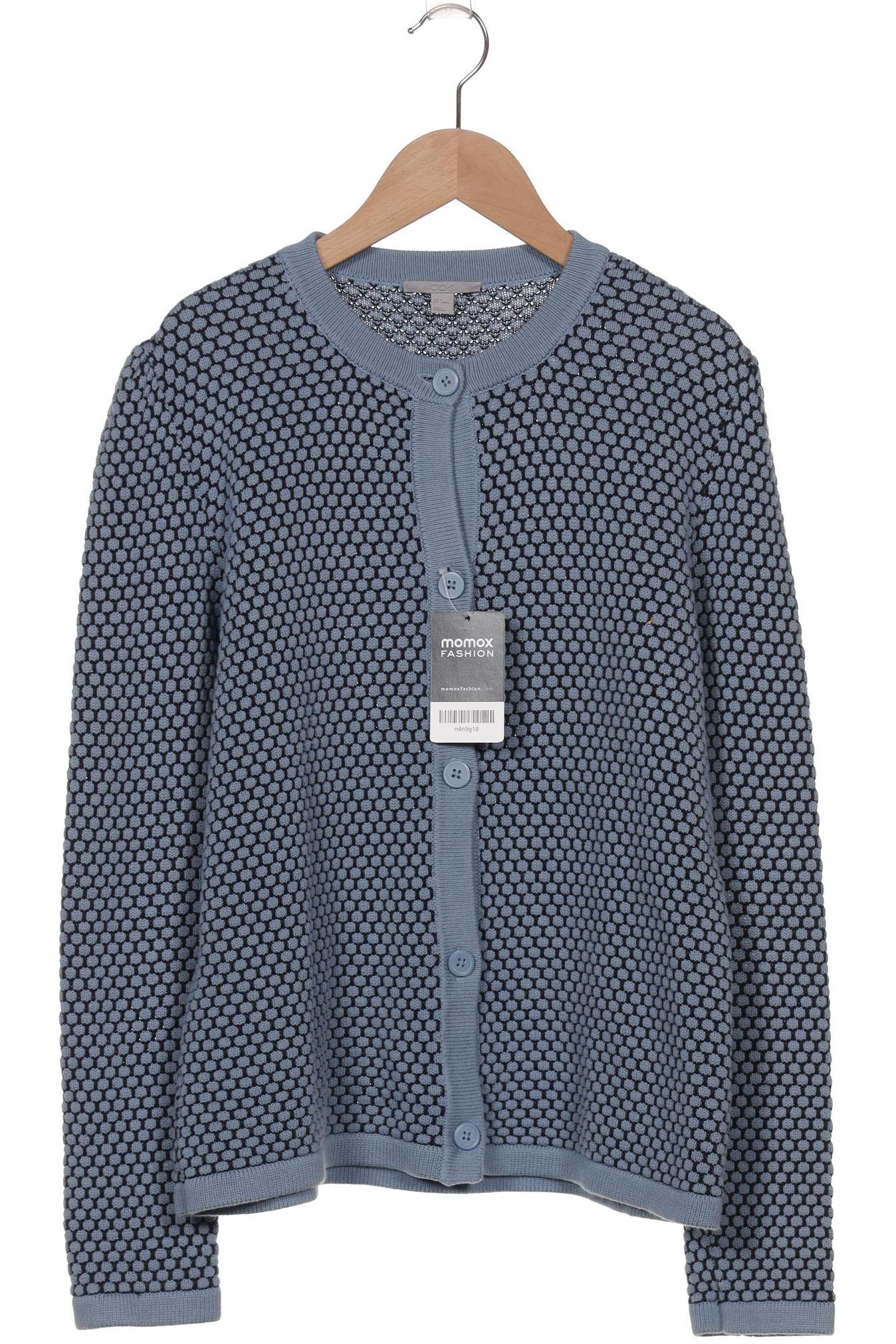 

COS Damen Strickjacke, blau, Gr. 38