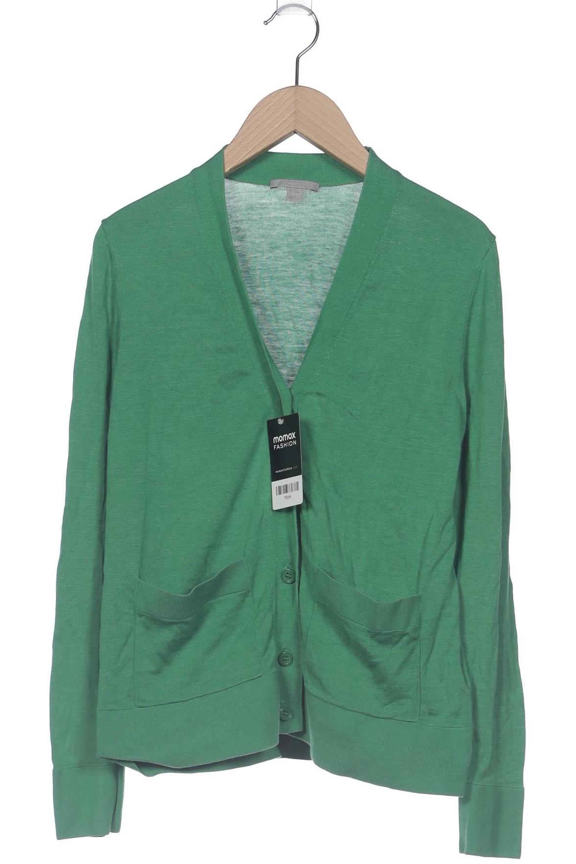 

COS Damen Strickjacke, grün, Gr. 34