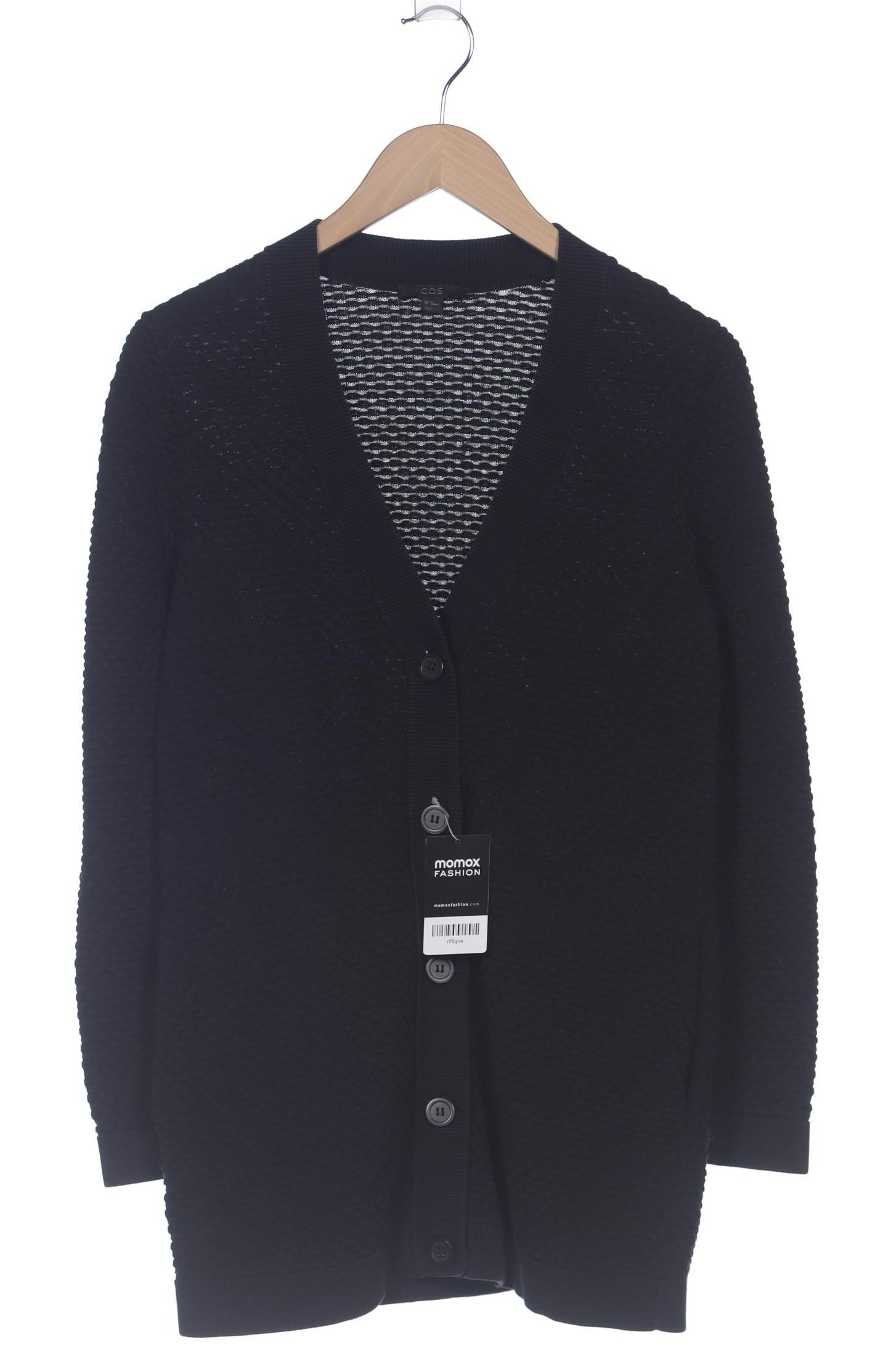 

COS Damen Strickjacke, schwarz, Gr. 34