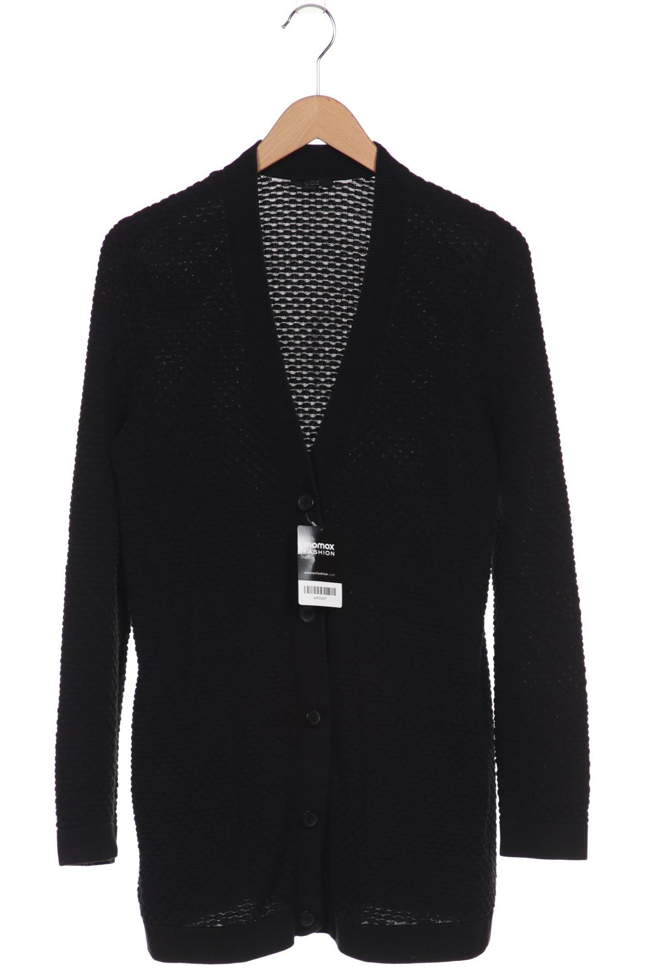 

COS Damen Strickjacke, schwarz, Gr. 36