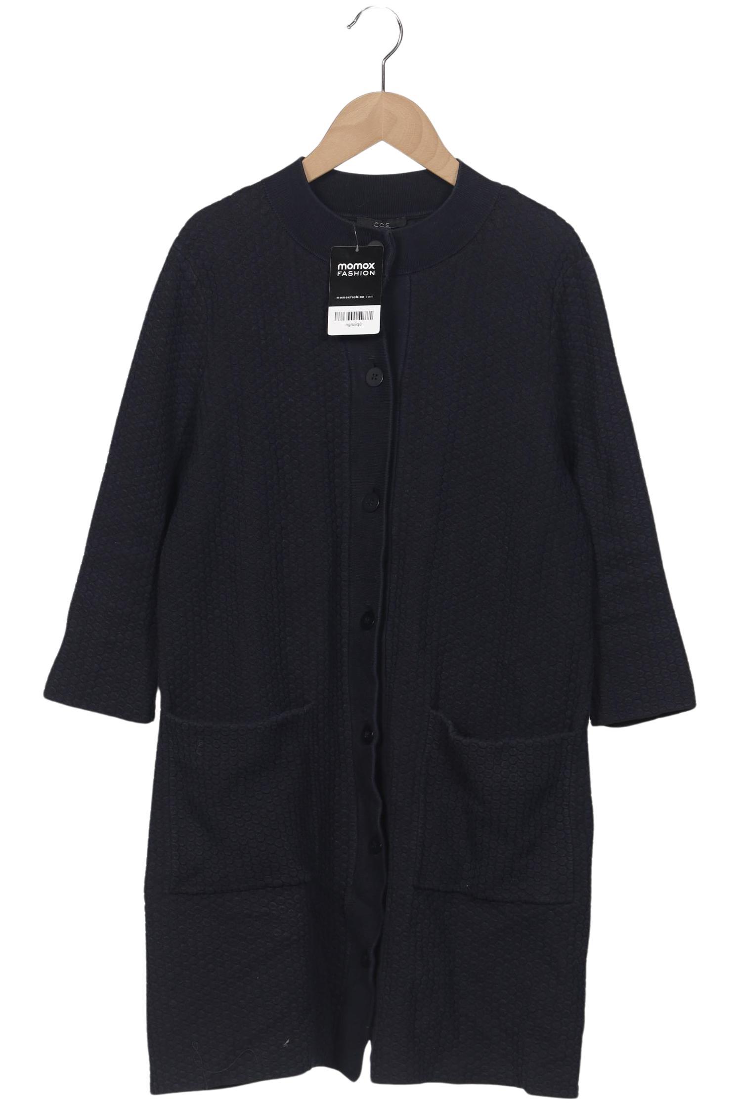 

COS Damen Strickjacke, marineblau, Gr. 34