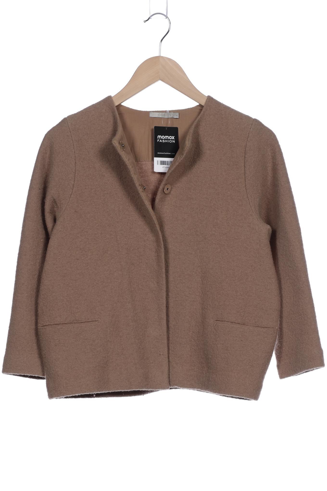 

COS Damen Strickjacke, beige, Gr. 36