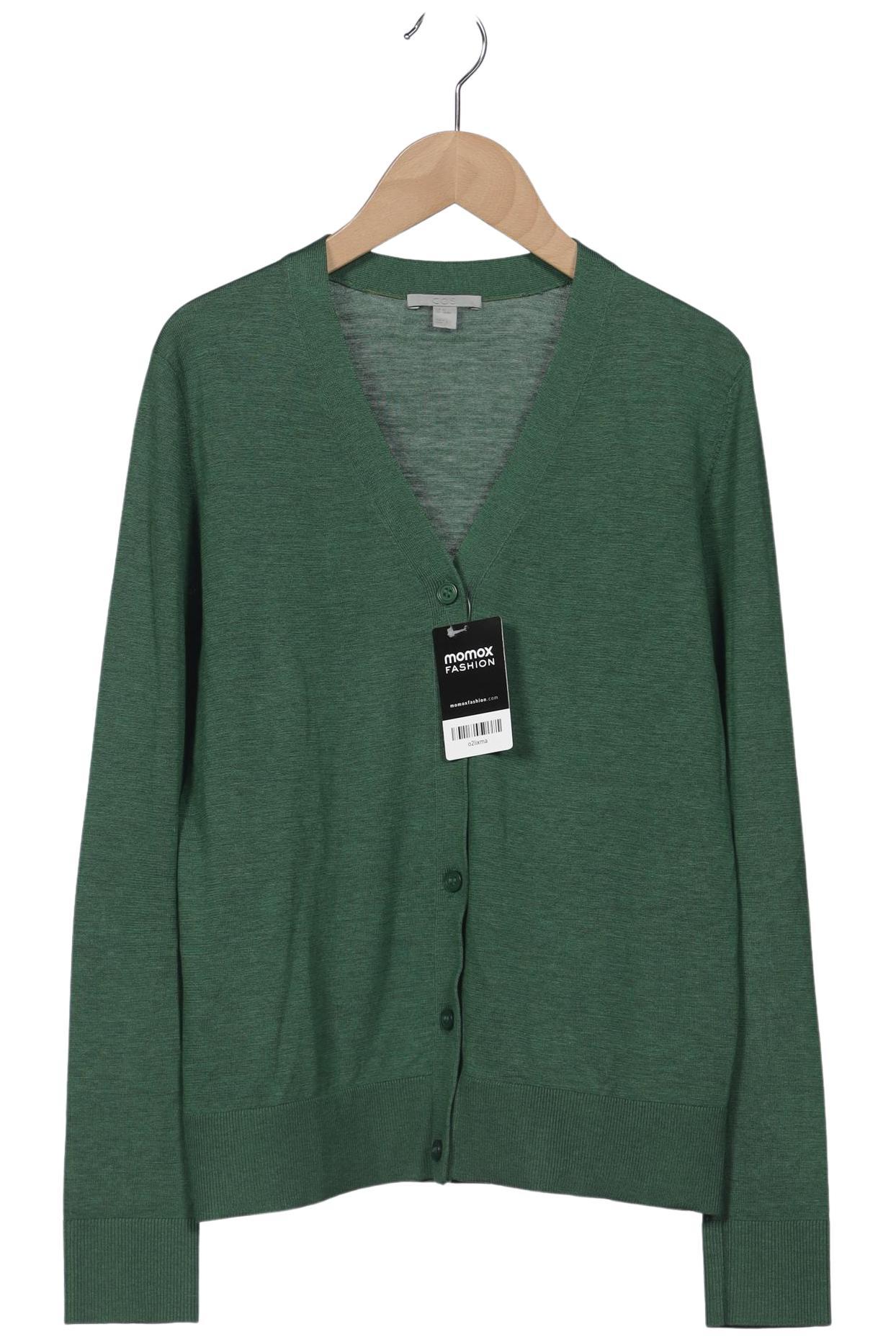 

COS Damen Strickjacke, grün, Gr. 34