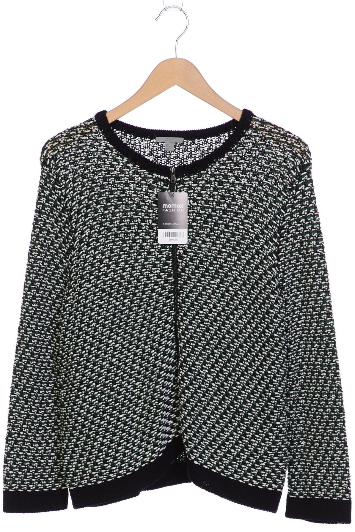 

COS Damen Strickjacke, grün, Gr. 42