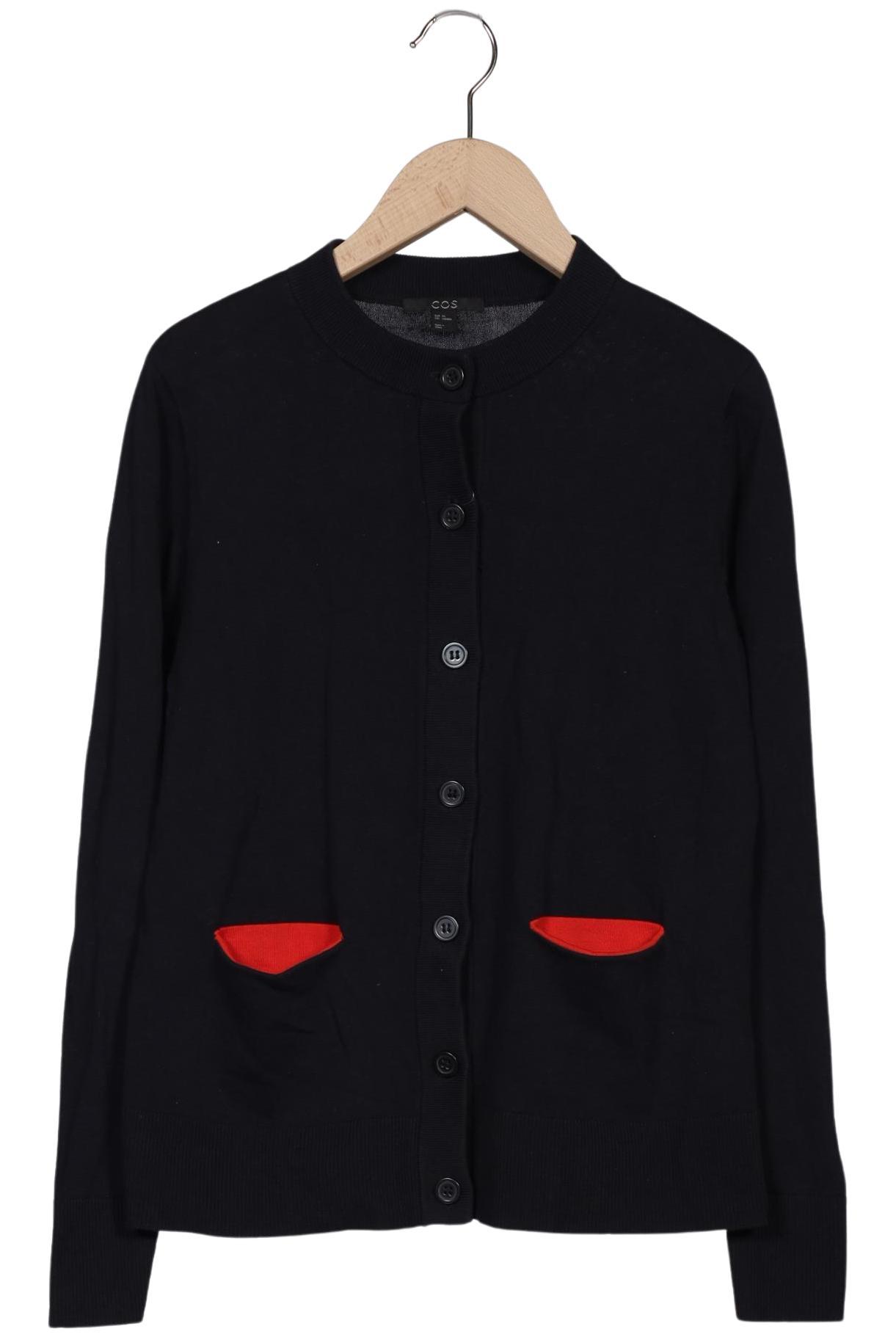 

COS Damen Strickjacke, marineblau, Gr. 34