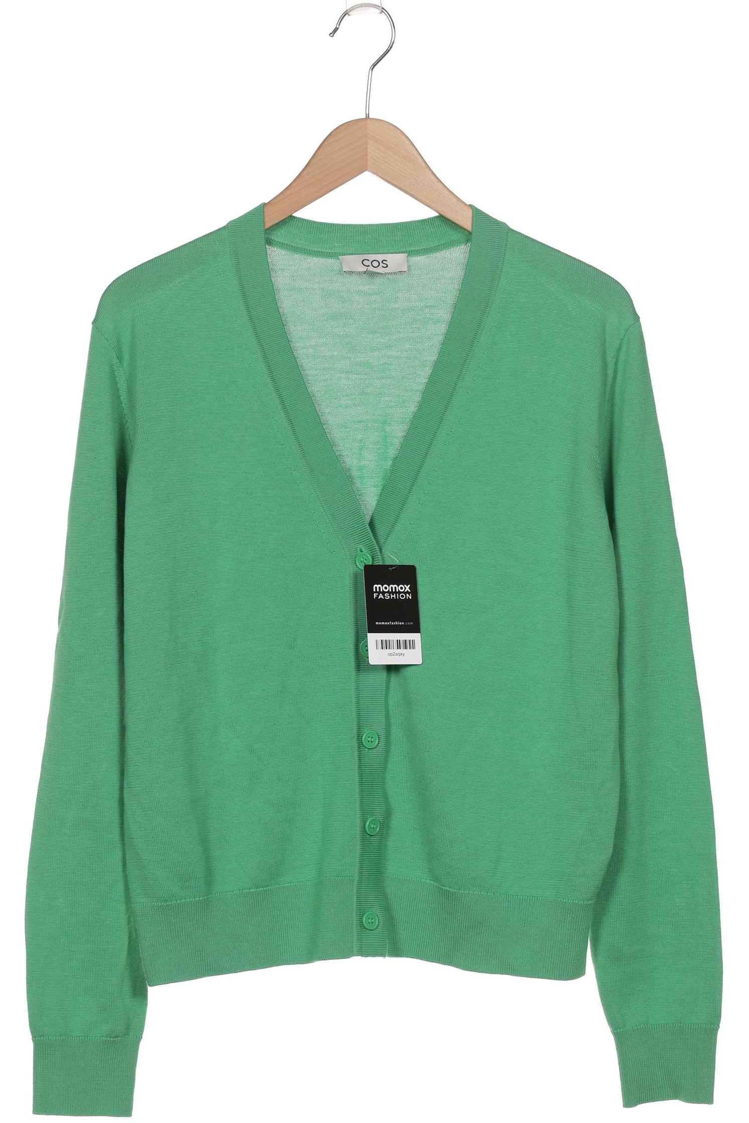 

COS Damen Strickjacke, grün, Gr. 38