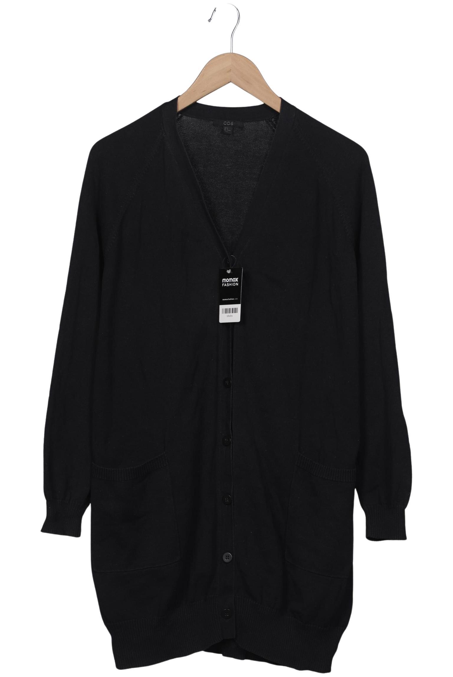 

COS Damen Strickjacke, schwarz, Gr. 38