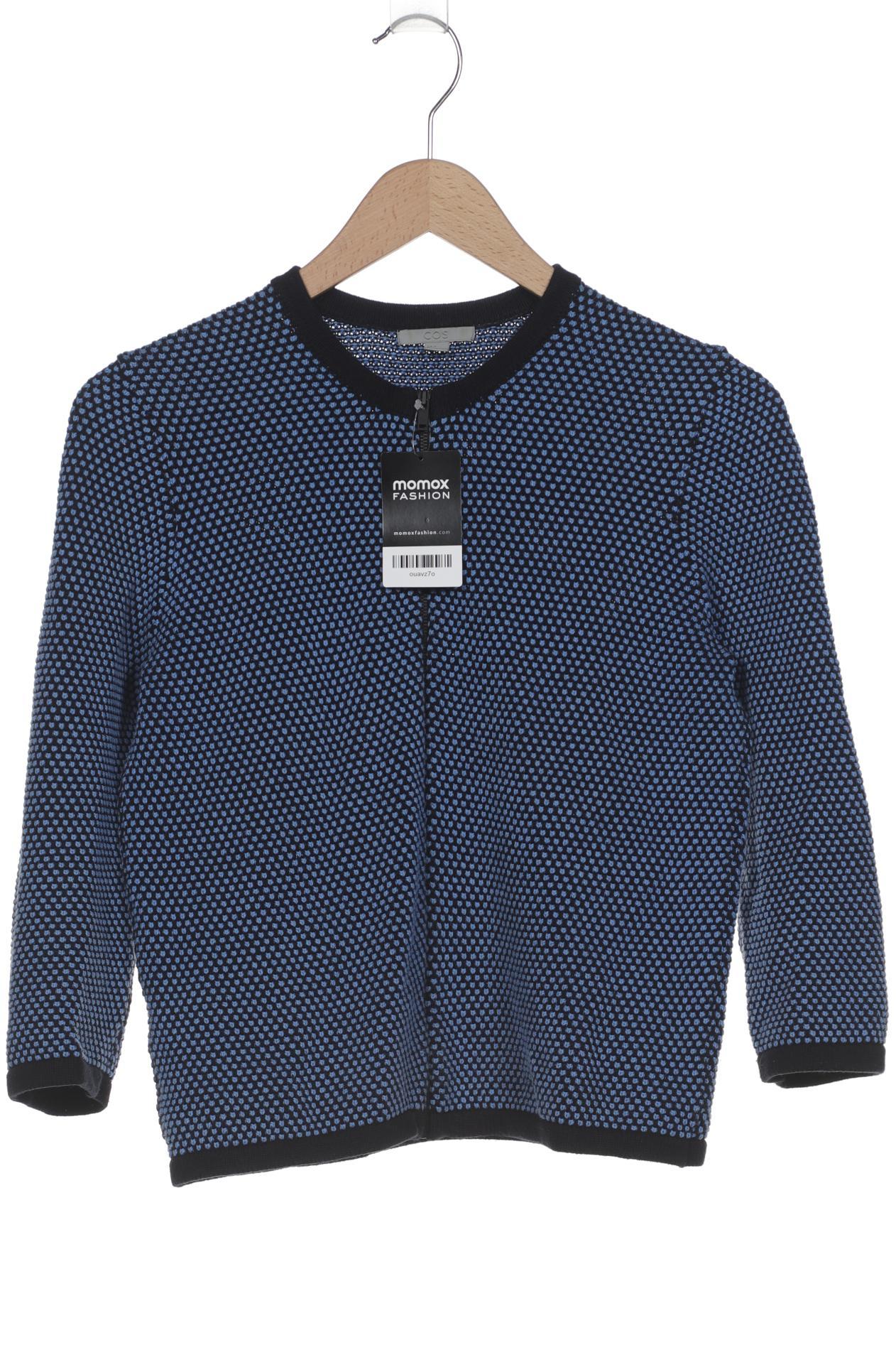 

COS Damen Strickjacke, blau, Gr. 38