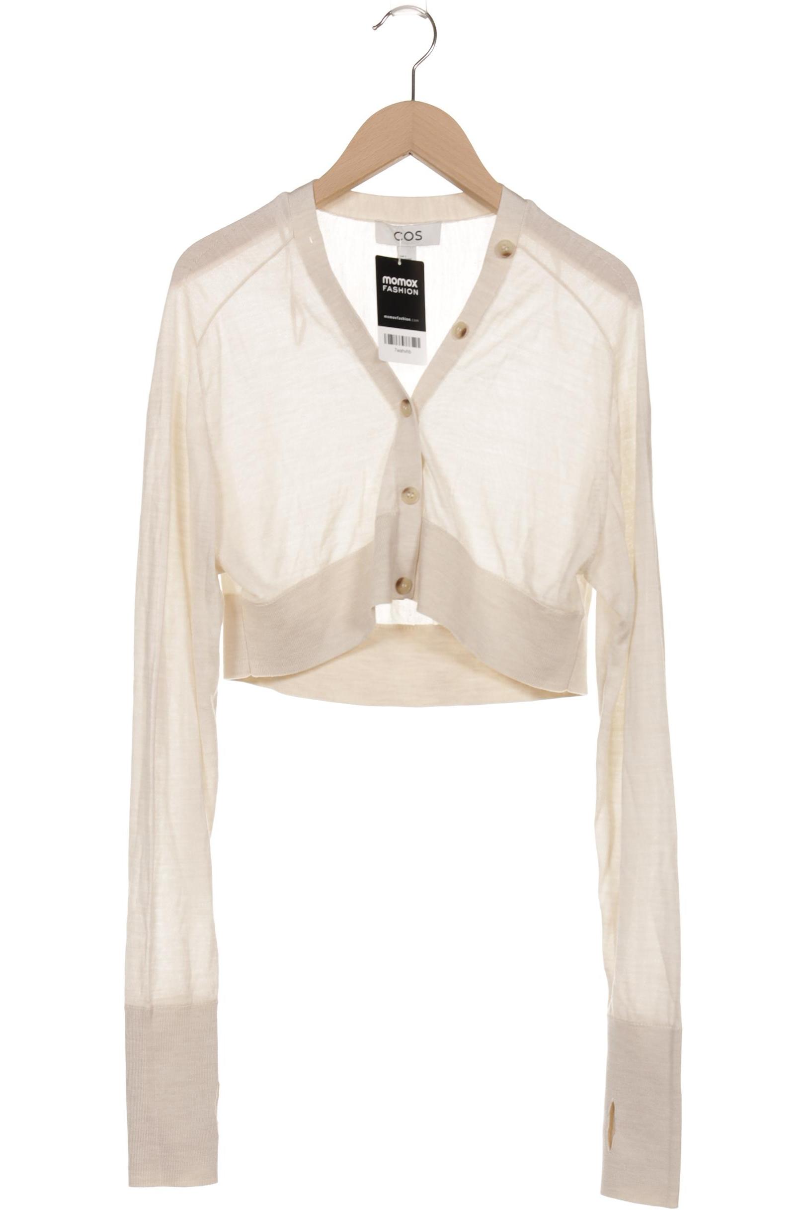 

COS Damen Strickjacke, beige, Gr. 36
