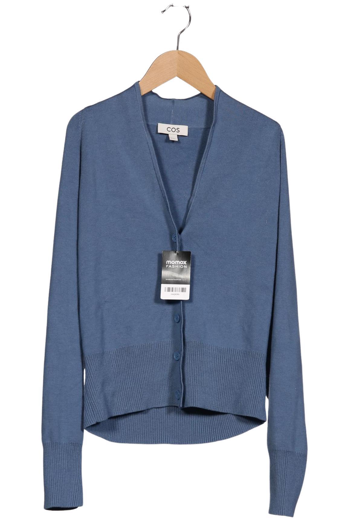 

COS Damen Strickjacke, blau, Gr. 38