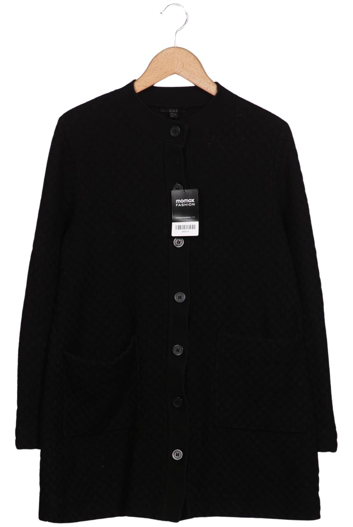 

COS Damen Strickjacke, schwarz, Gr. 36