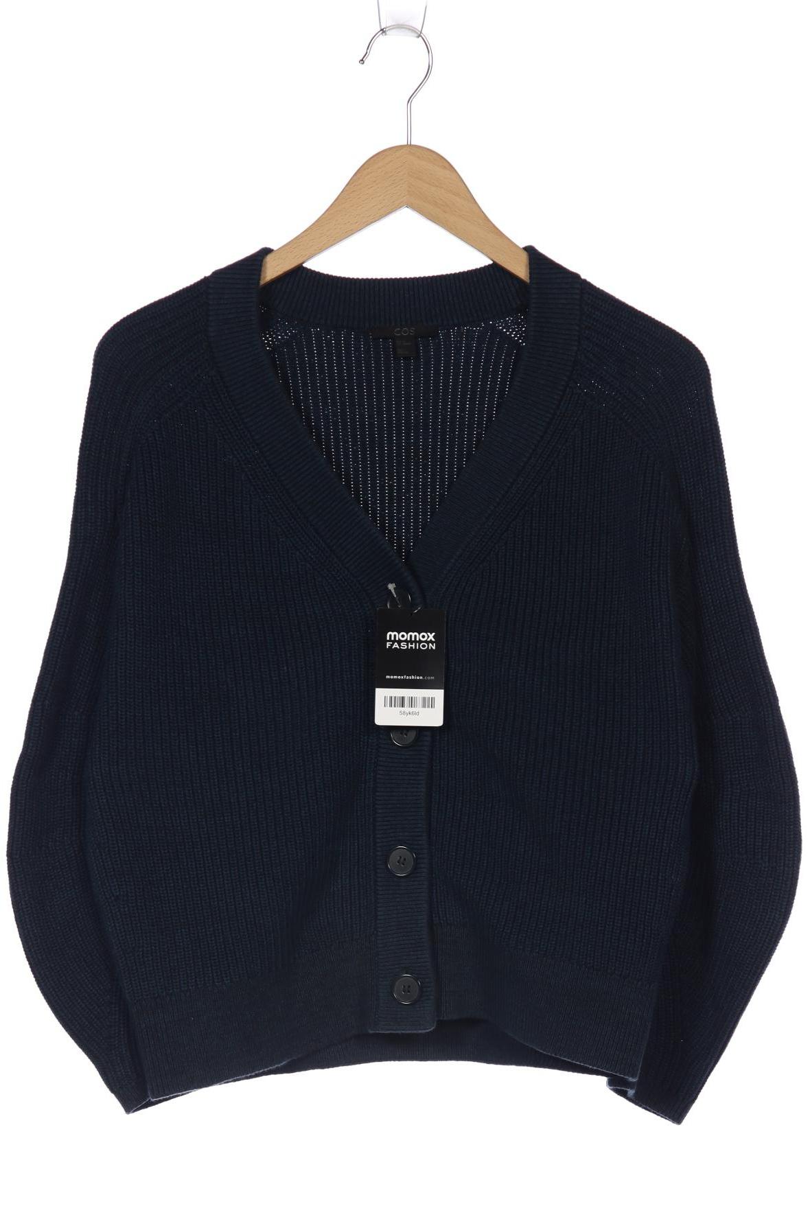 

COS Damen Strickjacke, grün, Gr. 34
