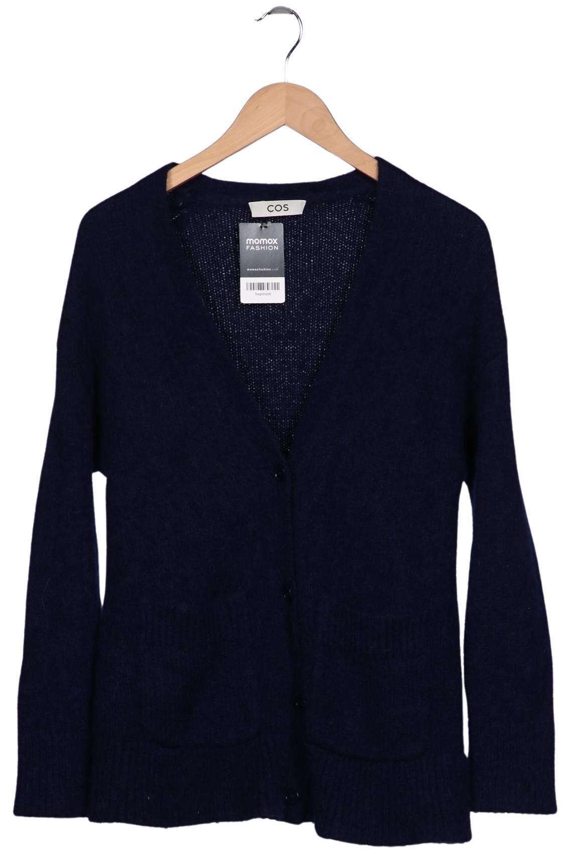 

COS Damen Strickjacke, blau, Gr. 36